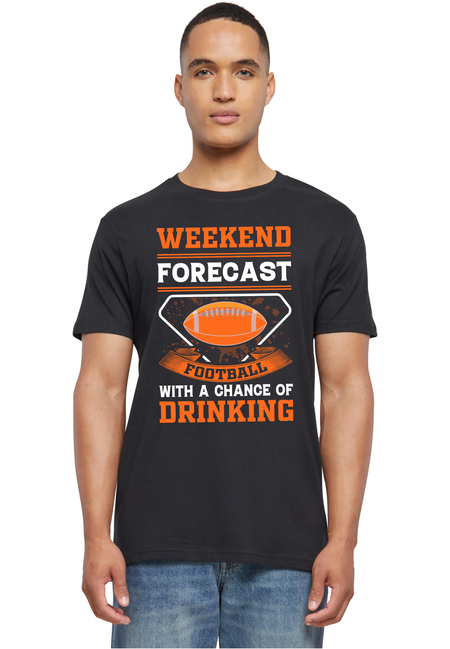 FOOTBALL - Weekend Forecast unisex round neck T-Shirt