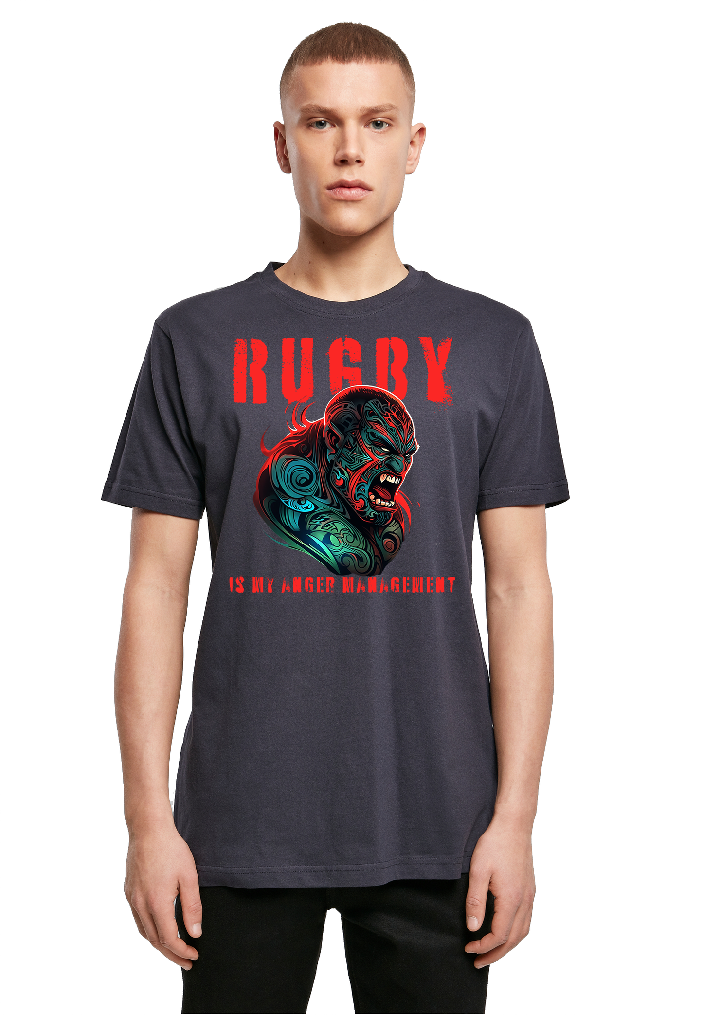 RUGBY - Anger Management unisex round neck t-shirt