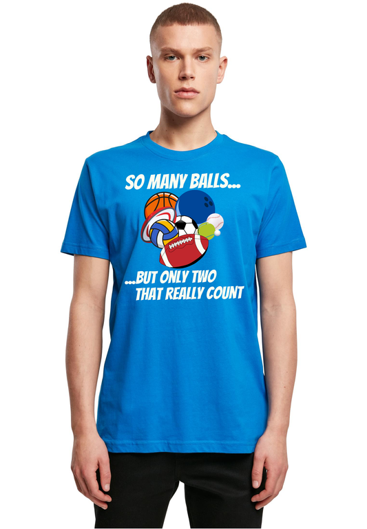 SPORTS - so many balls unisex round neck T-Shirt