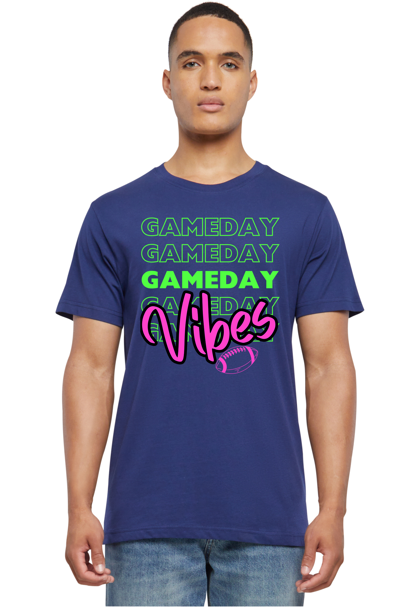 FOOTBALL - Gameday vibes unisex round neck T-Shirt