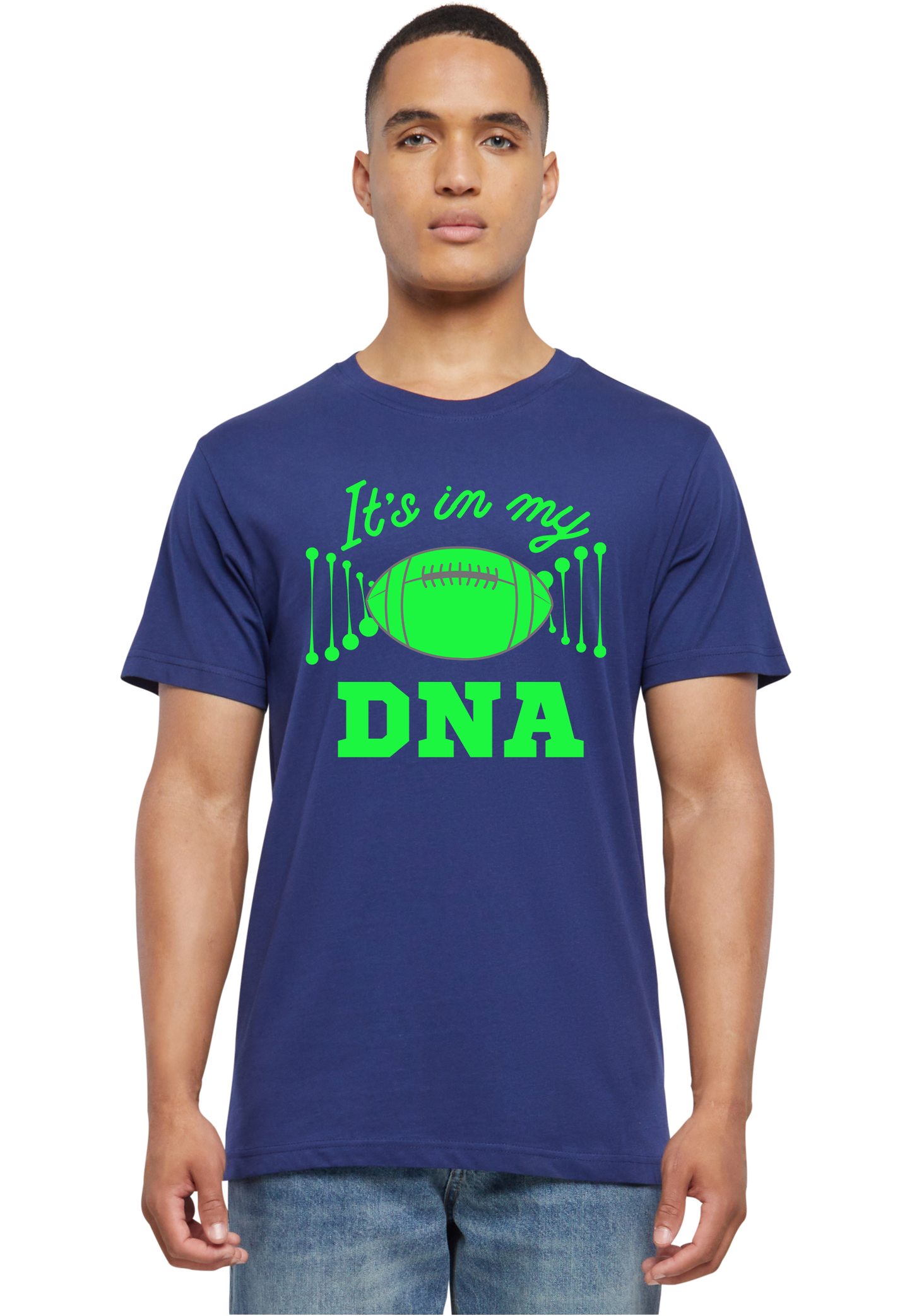 FOOTBALL - It's in my DNA unisex round neck T-Shirt