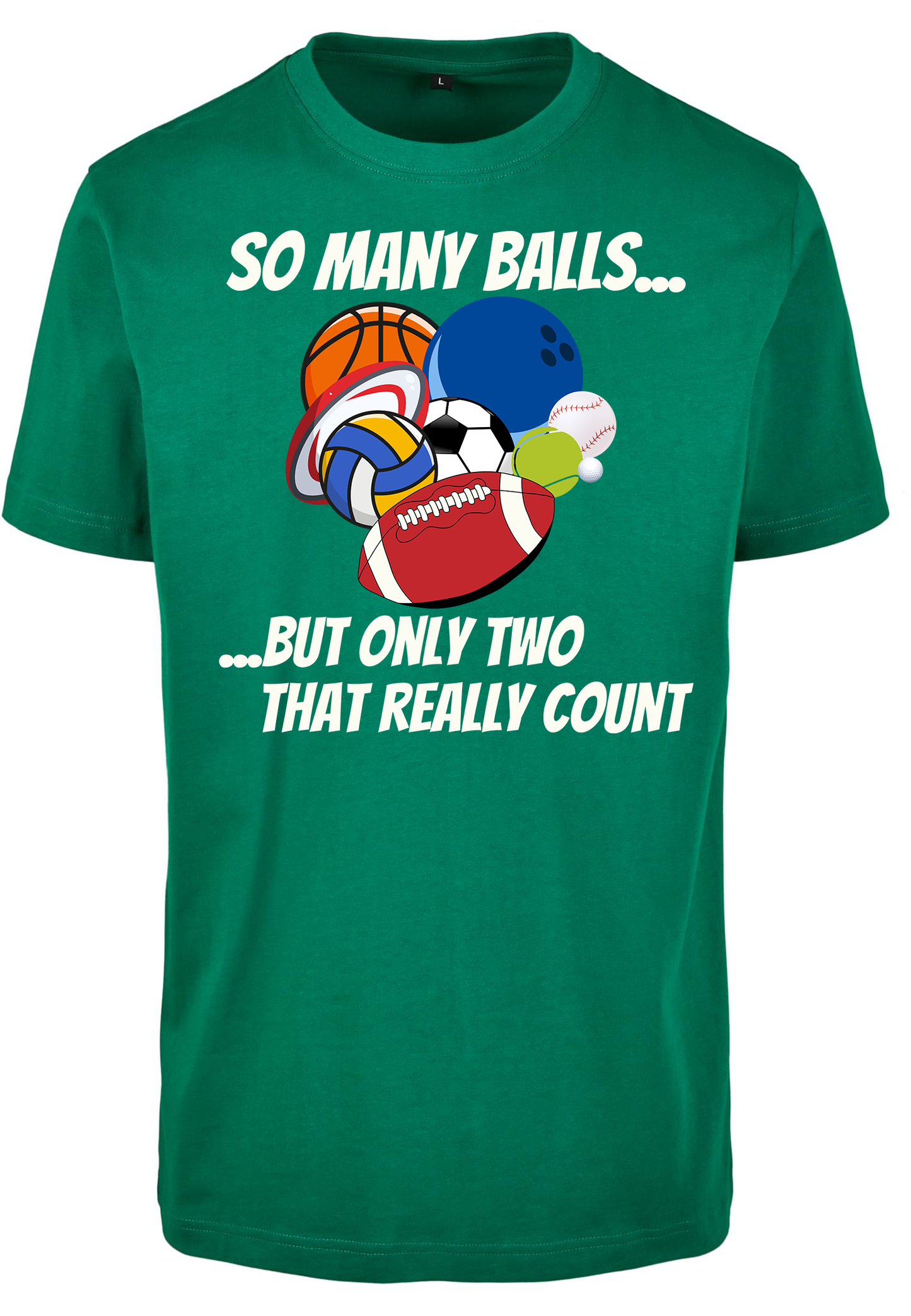 SPORTS - so many balls unisex round neck T-Shirt