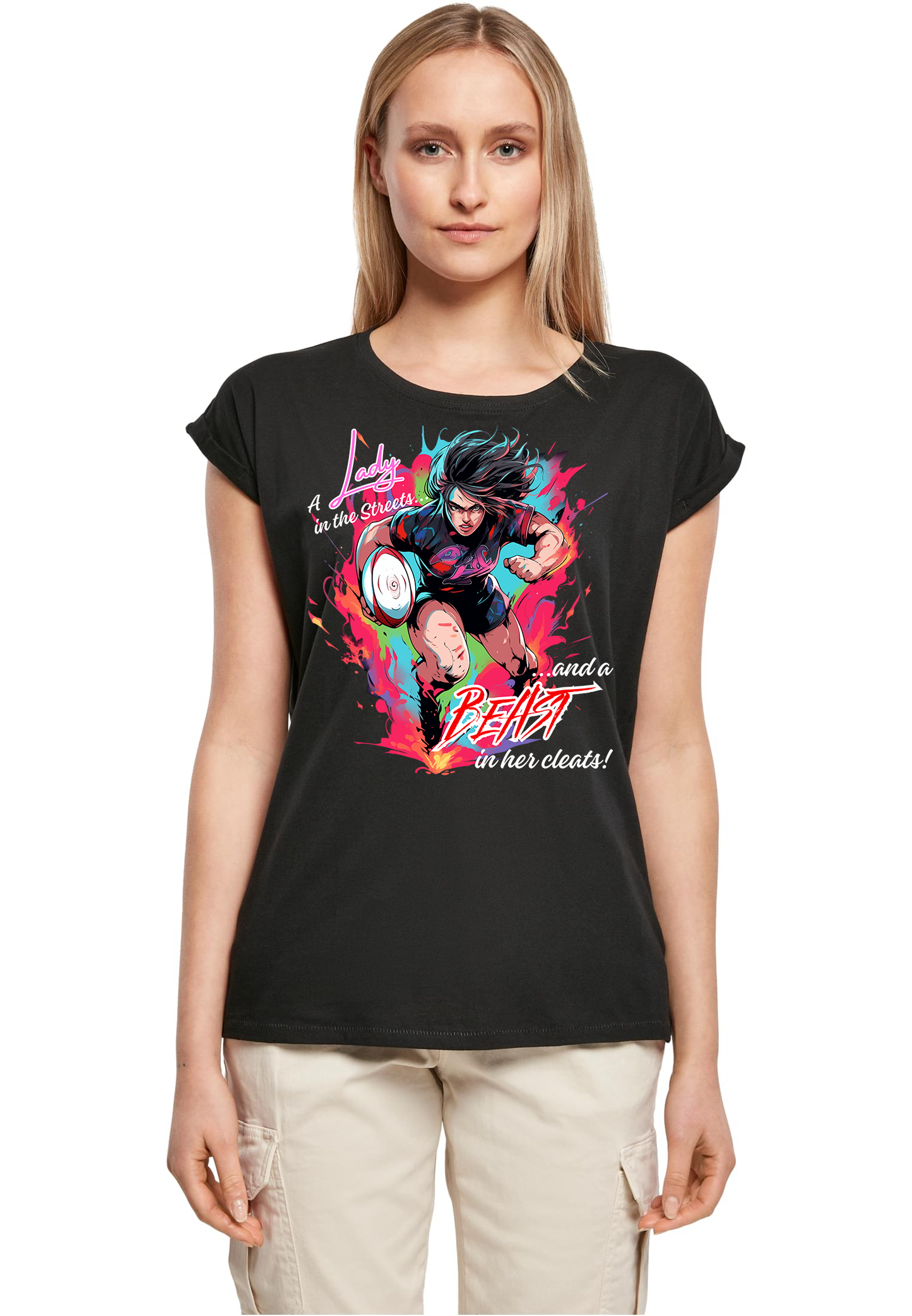 RUGBY - A Lady in the Streets WMN T-Shirt