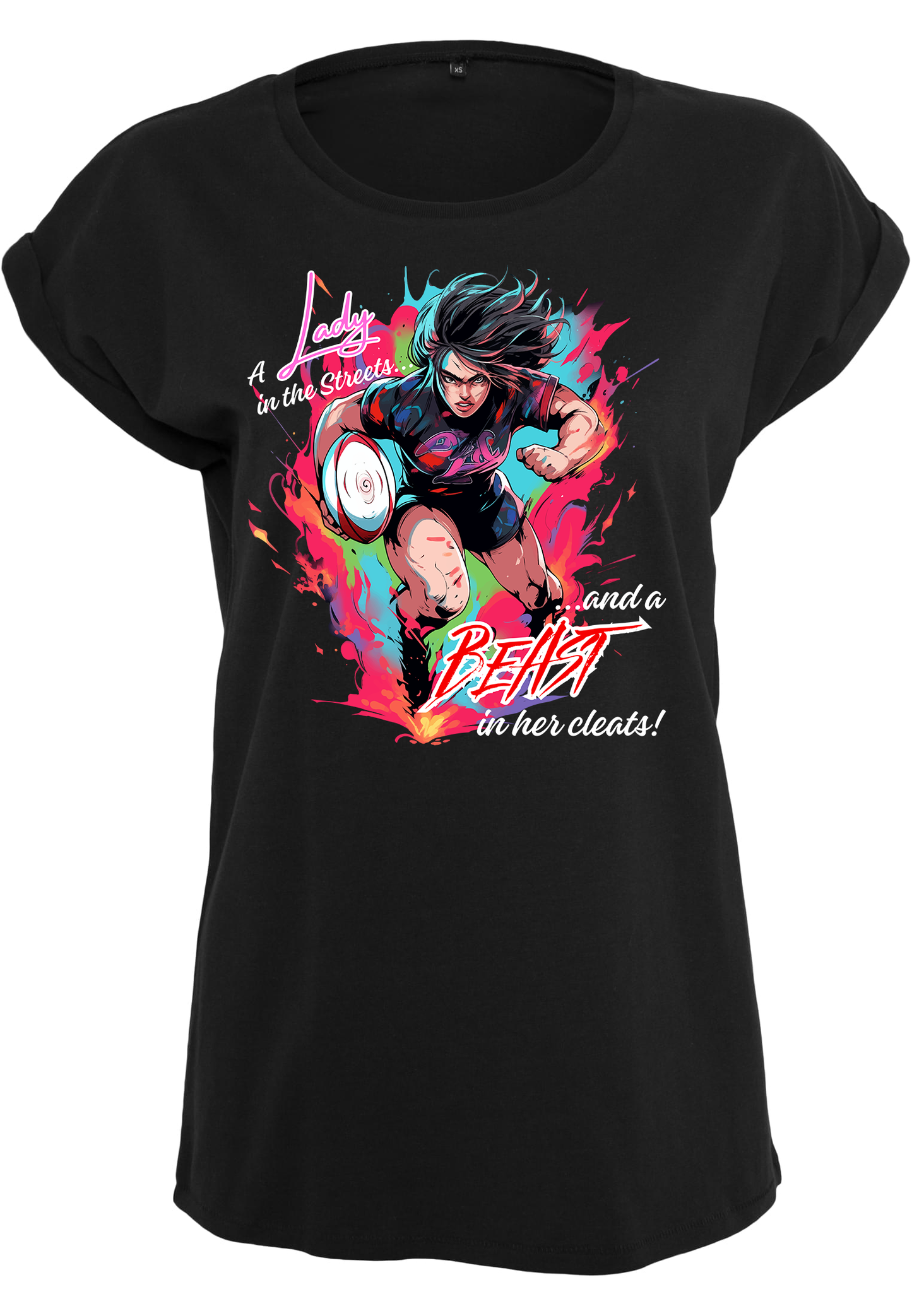 RUGBY - A Lady in the Streets WMN T-Shirt