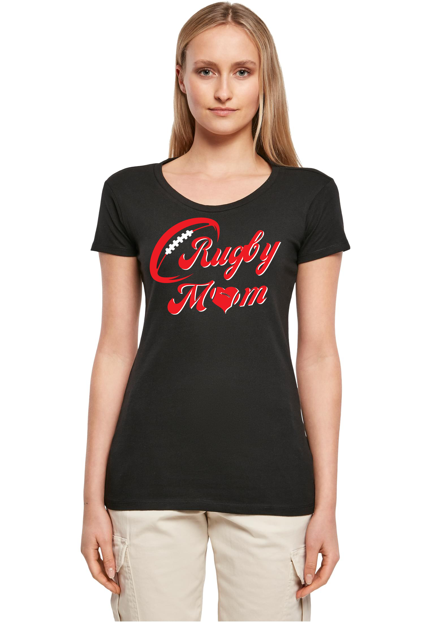 RUGBY - Rugby Mom - This beauty raised her beast WMN T-Shirt