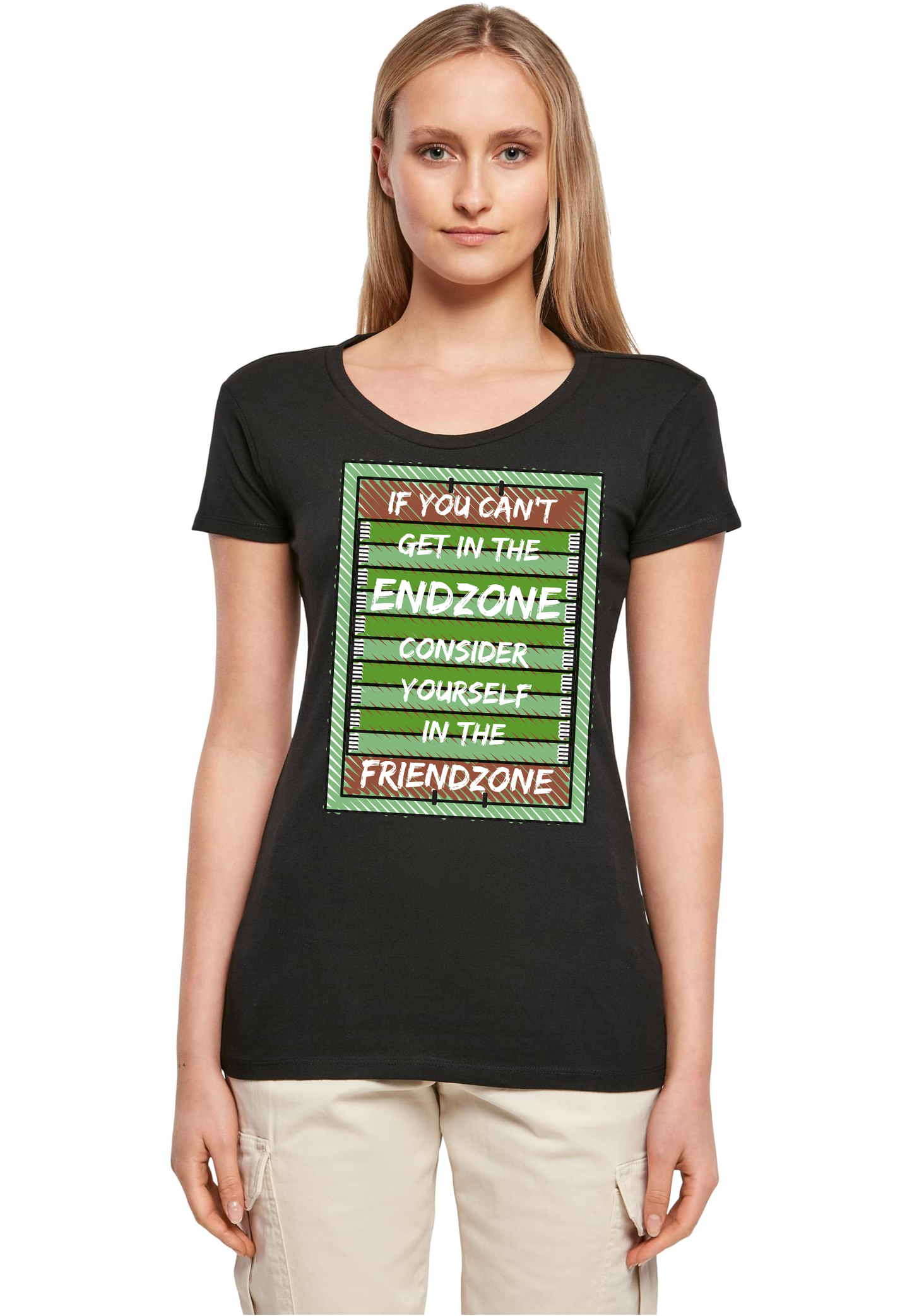 FOOTBALL - Endzone Friendzone WMN T-Shirt