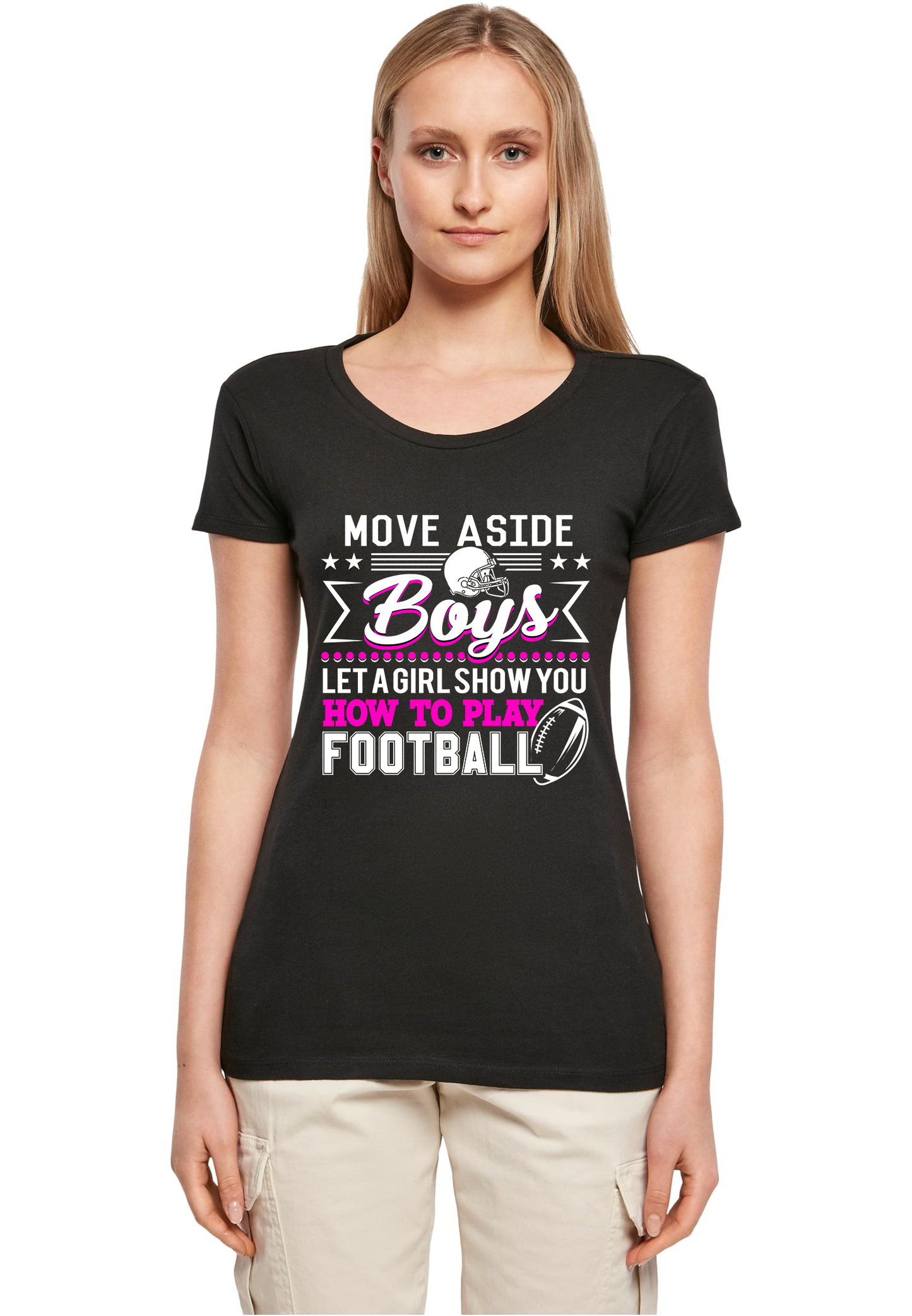 FOOTBALL - Move aside boys WMN T-Shirt