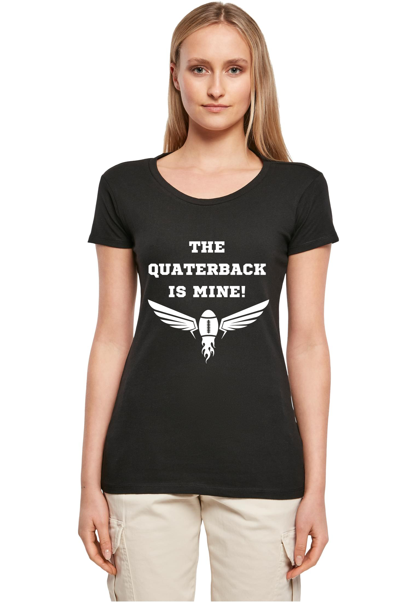 FOOTBALL - QB is mine WMN T-Shirt