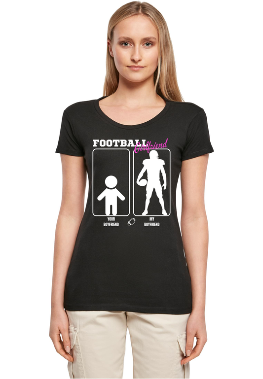 FOOTBALL - Your boyfriend my boyfriend Football girlfriend WMN T-Shirt