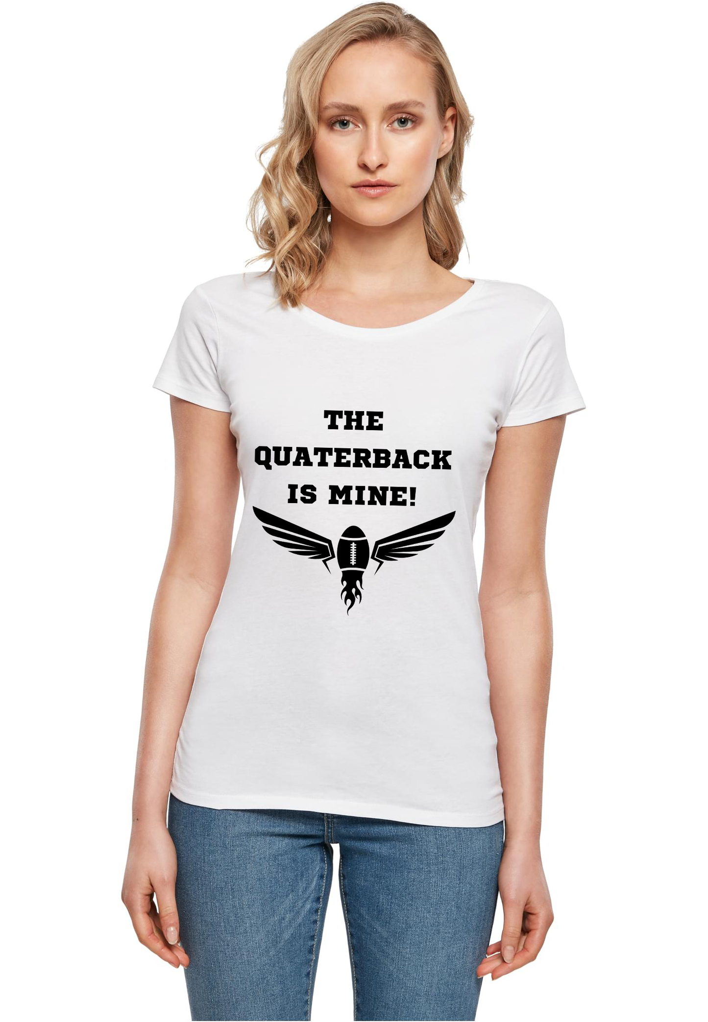 FOOTBALL - QB is mine WMN T-Shirt