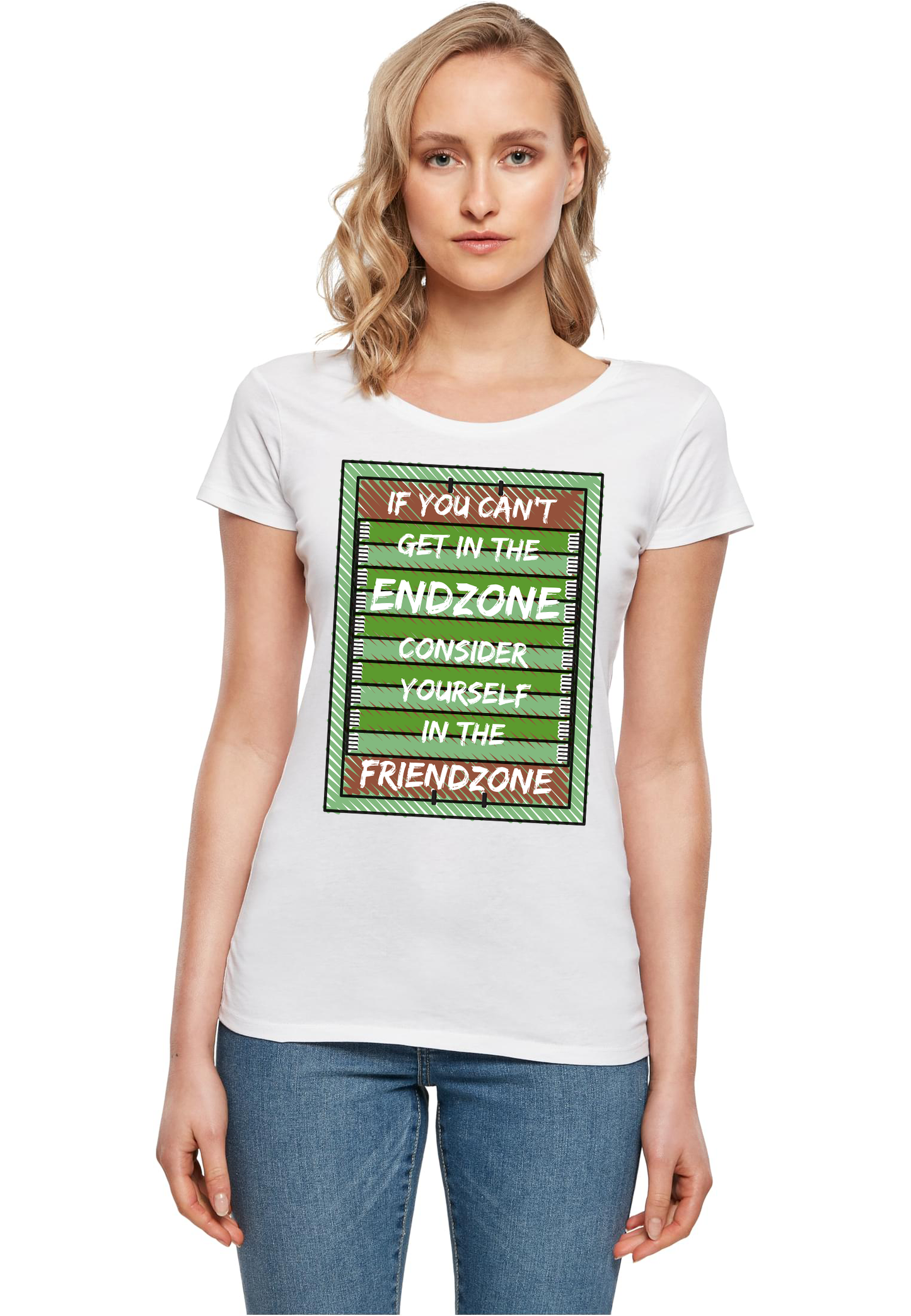 FOOTBALL - Endzone Friendzone WMN T-Shirt