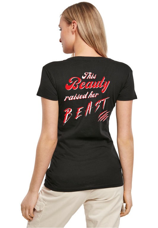 RUGBY - Rugby Mom - This beauty raised her beast WMN T-Shirt