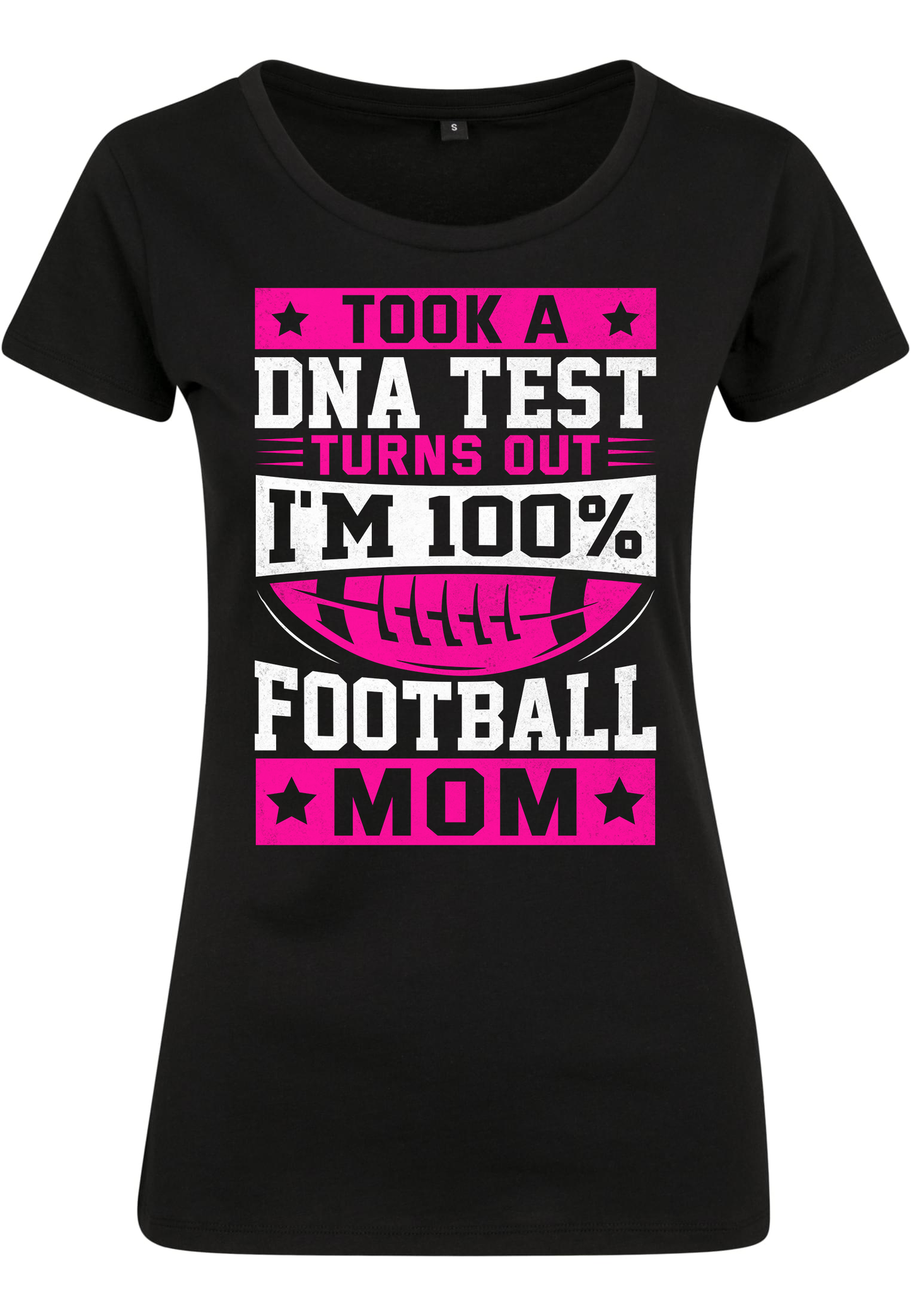 FOOTBALL - DNA Test Football Mom WMN T-Shirt