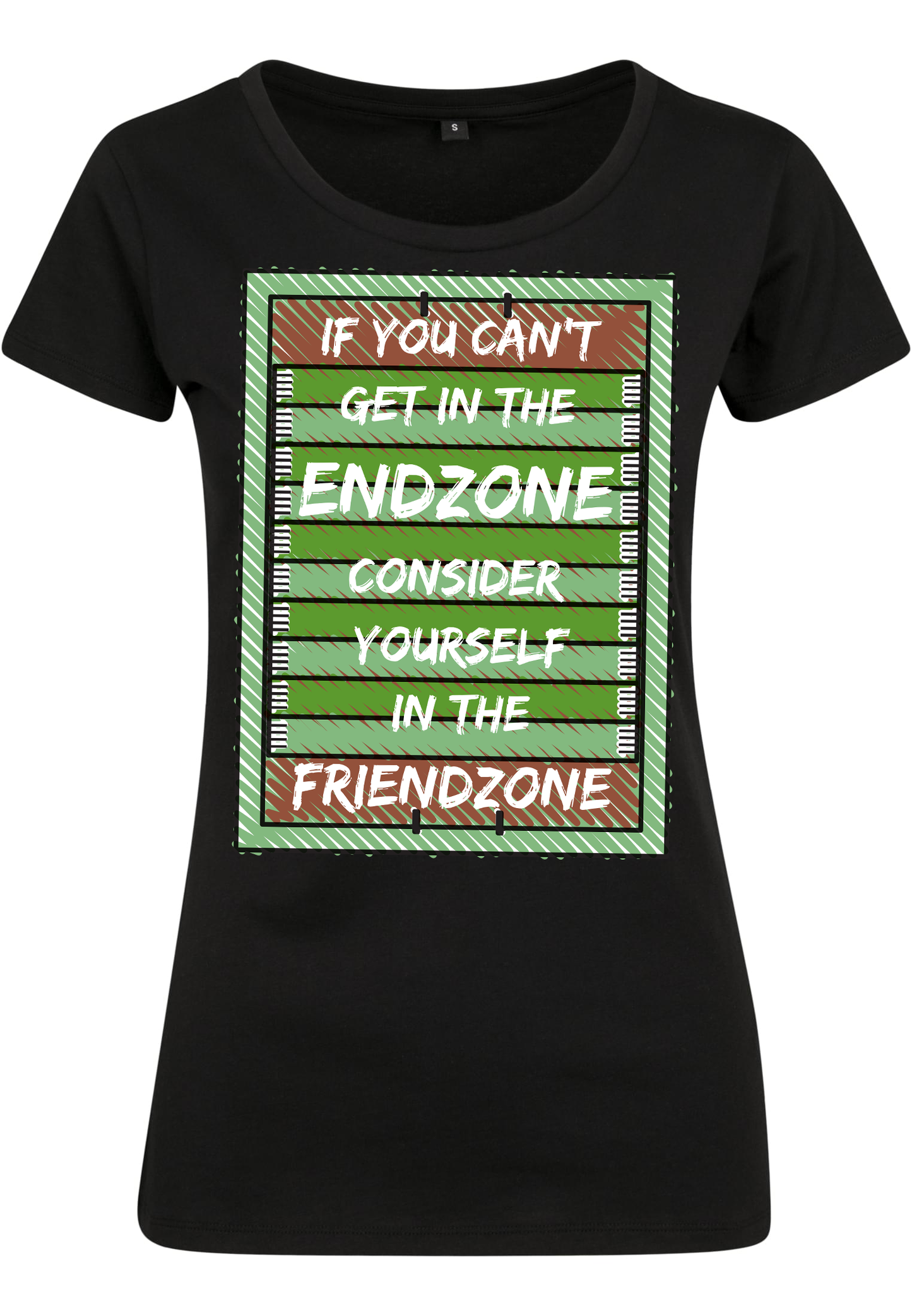 FOOTBALL - Endzone Friendzone WMN T-Shirt