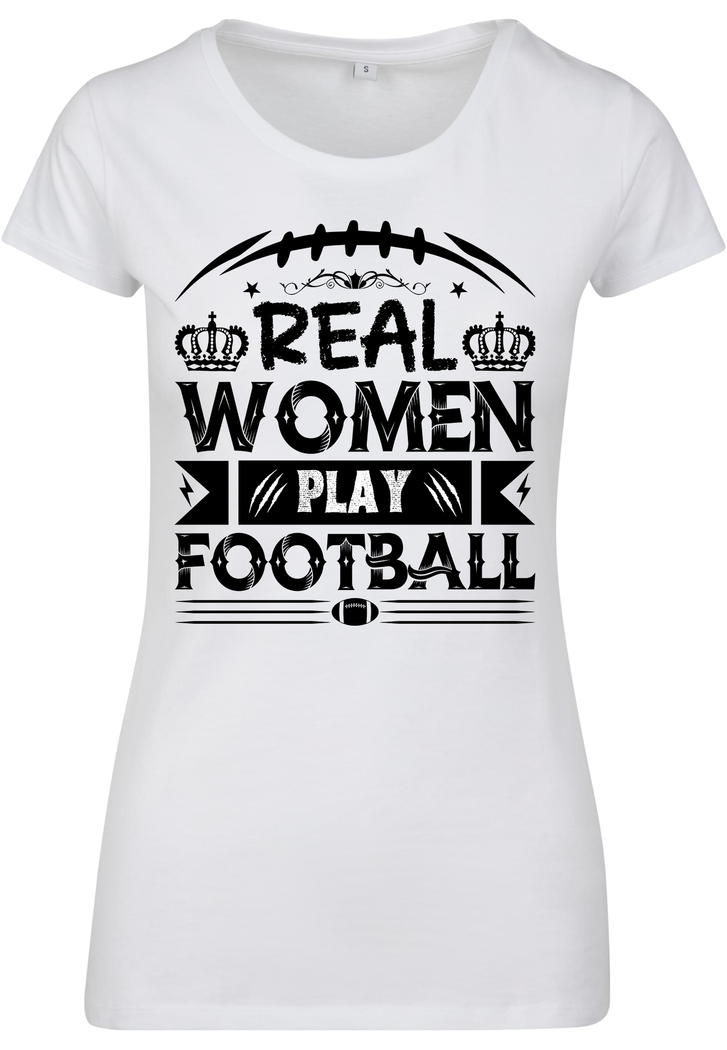 FOOTBALL - Real women play football WMN T-Shirt