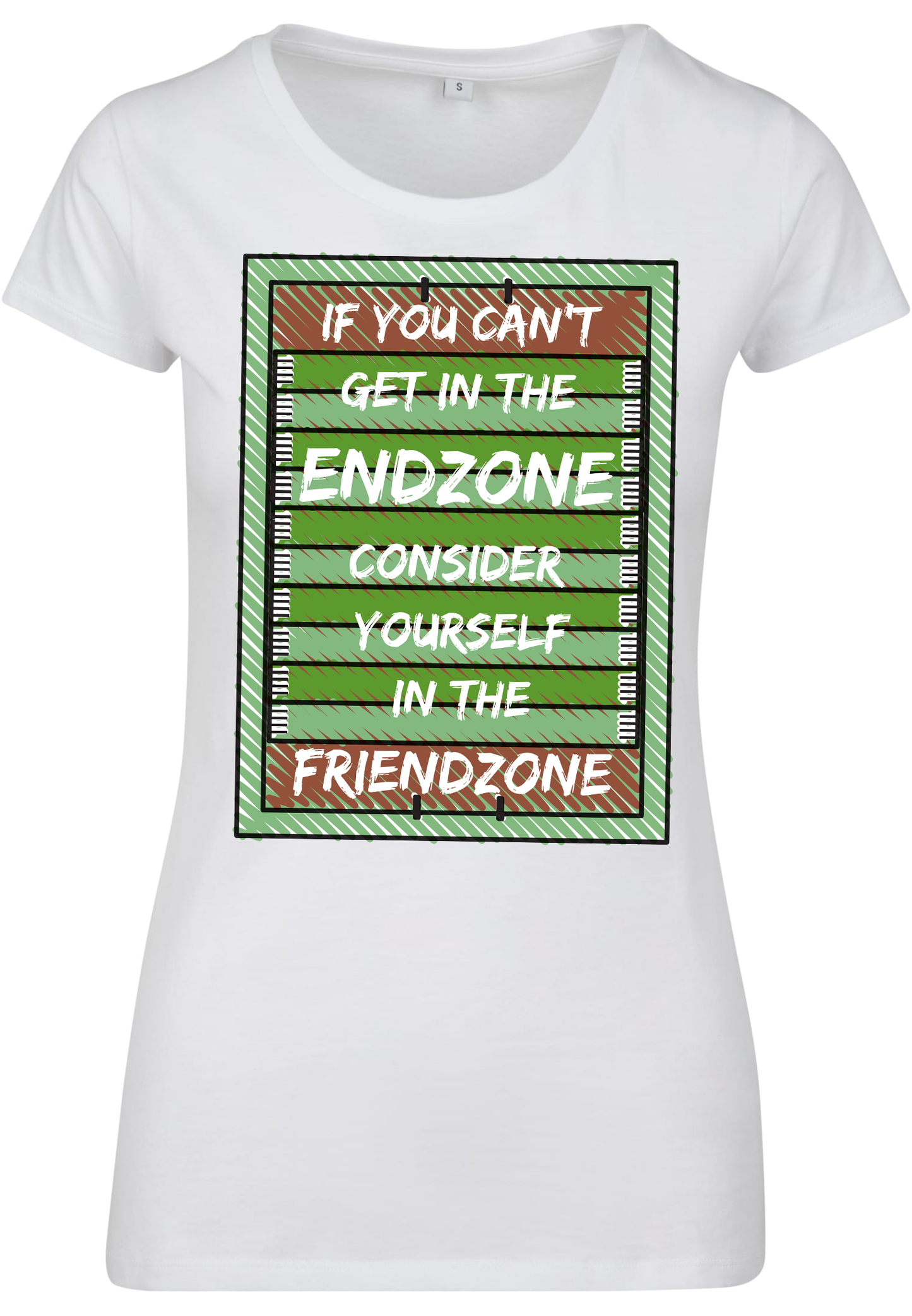 FOOTBALL - Endzone Friendzone WMN T-Shirt