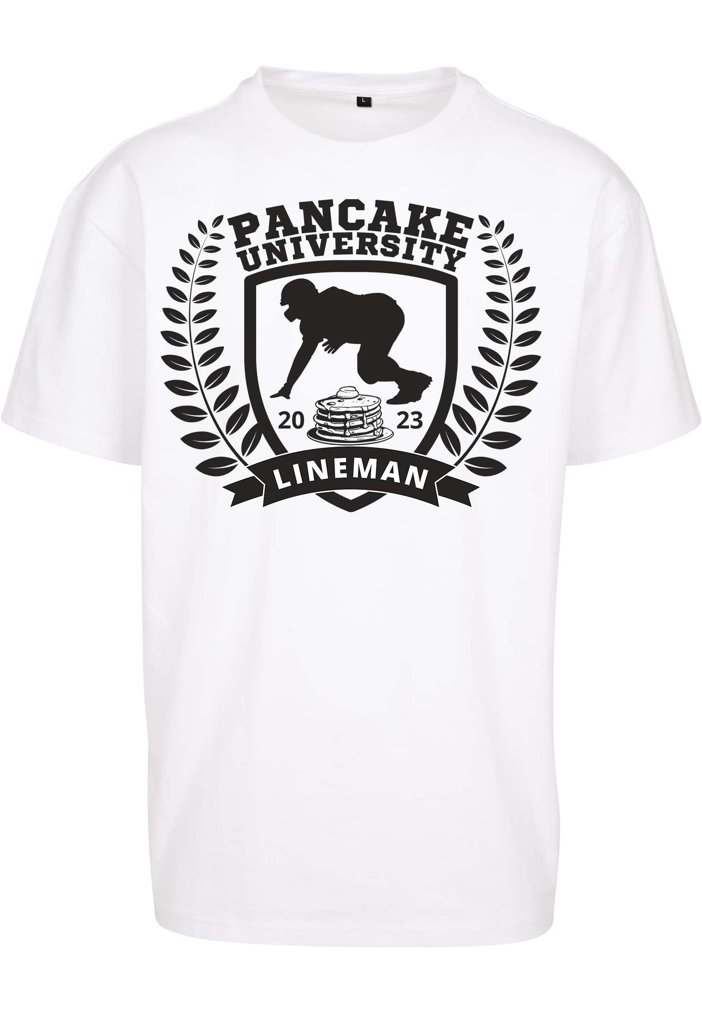 FOOTBALL - Lineman - Pancake University heavy oversized unisex t-shirt