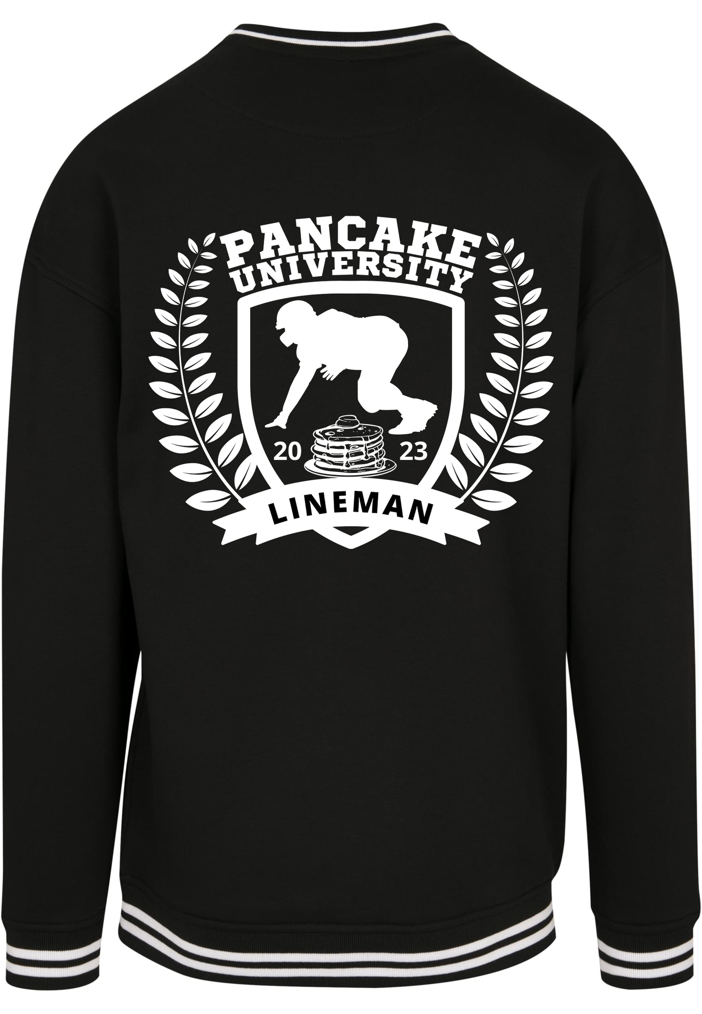 FOOTBALL - Lineman - Pancake University Men College Crewneck Sweater