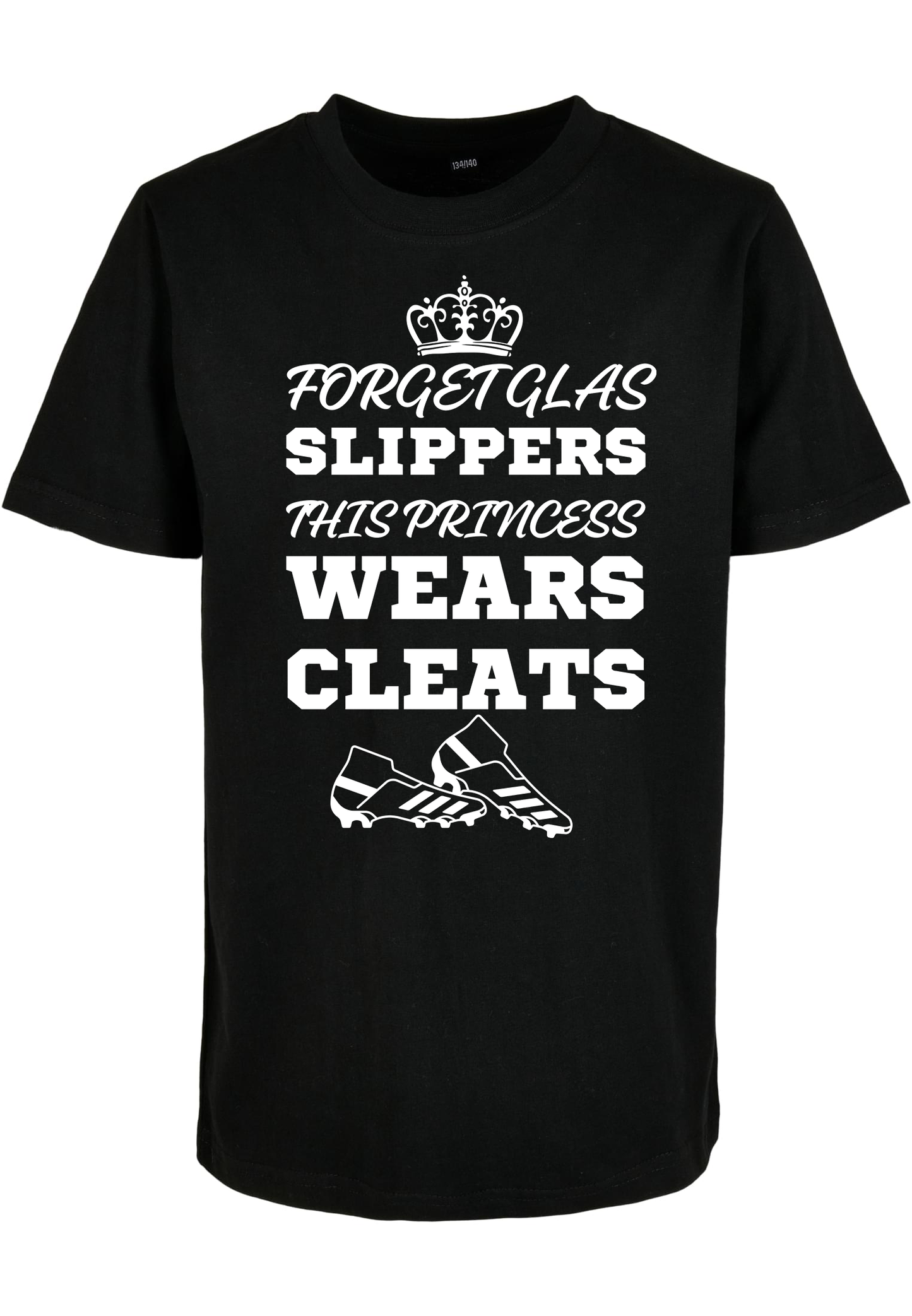 SPORTS - Princess wears cleats KIDS T-Shirt