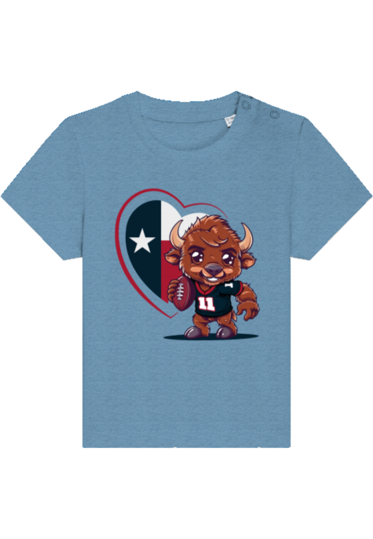 Football - Texas Bull Baby T-Shirt