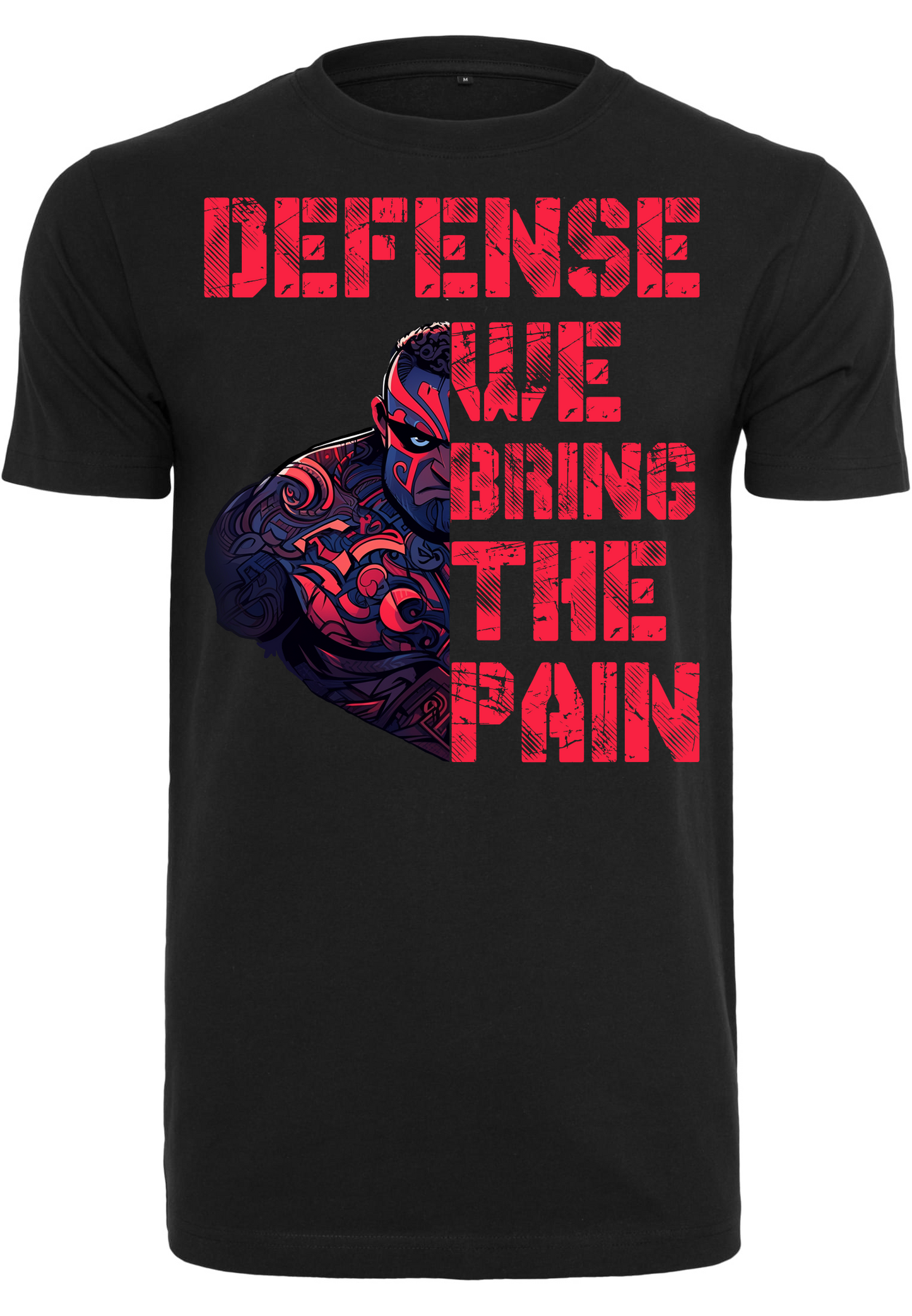 Football - Defense we bring the pain round neck unisex T-Shirt