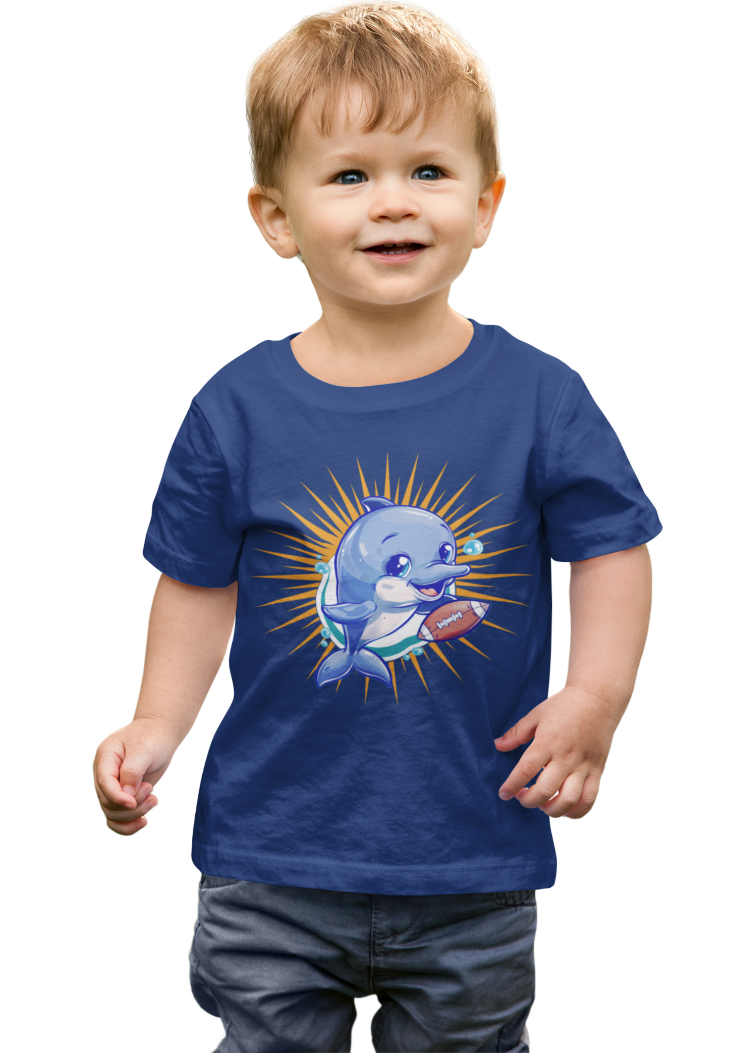 Football - Dolphin Baby T-Shirt