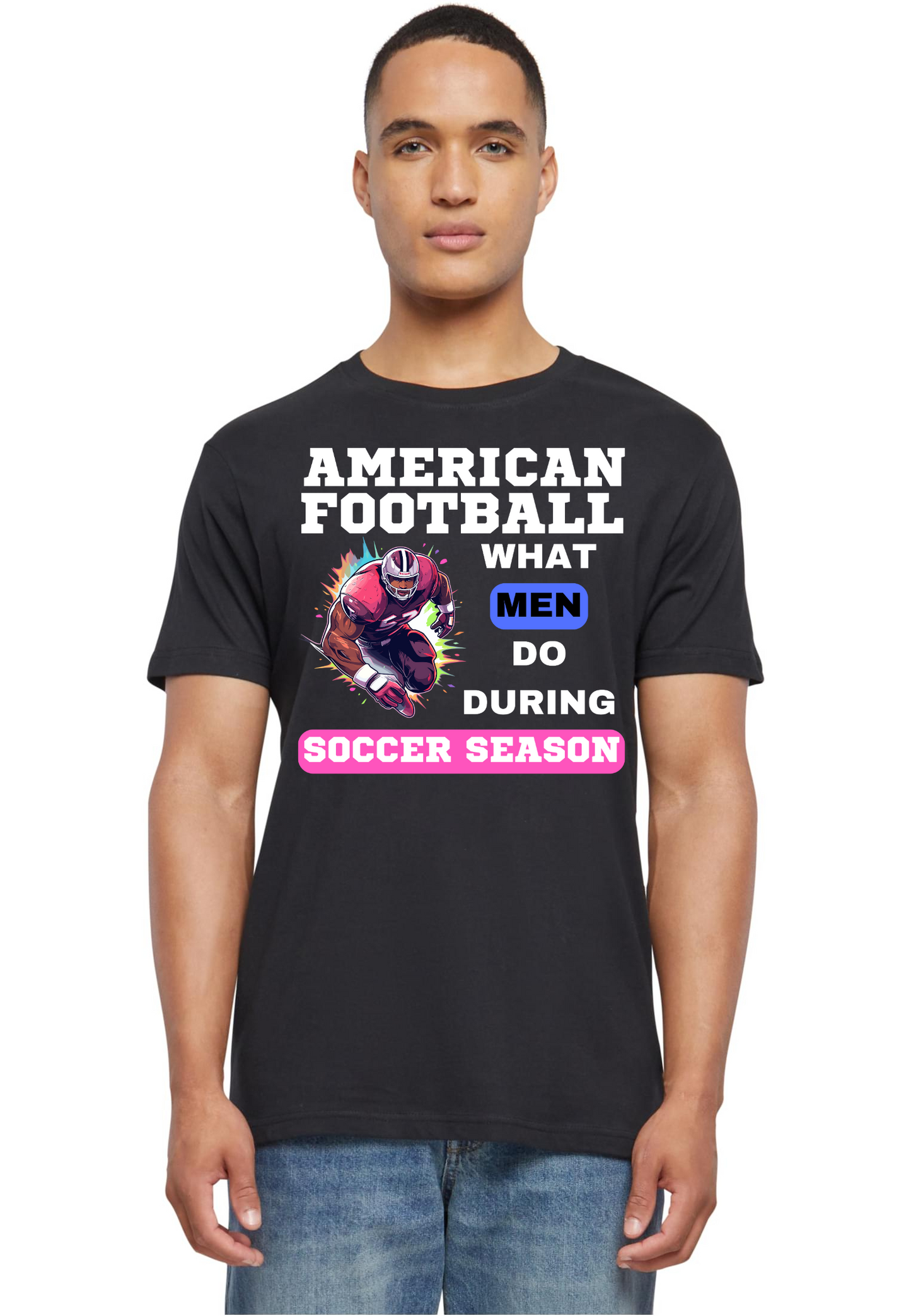 Football - during soccer season round neck unisex T-Shirt