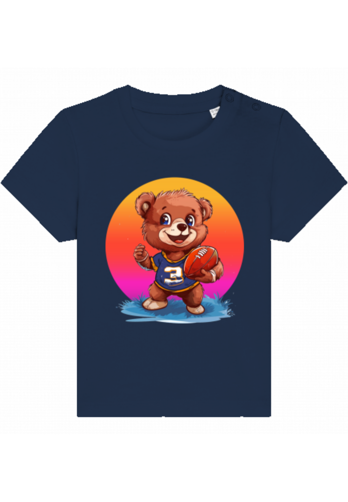 Football - Bear Baby T-Shirt