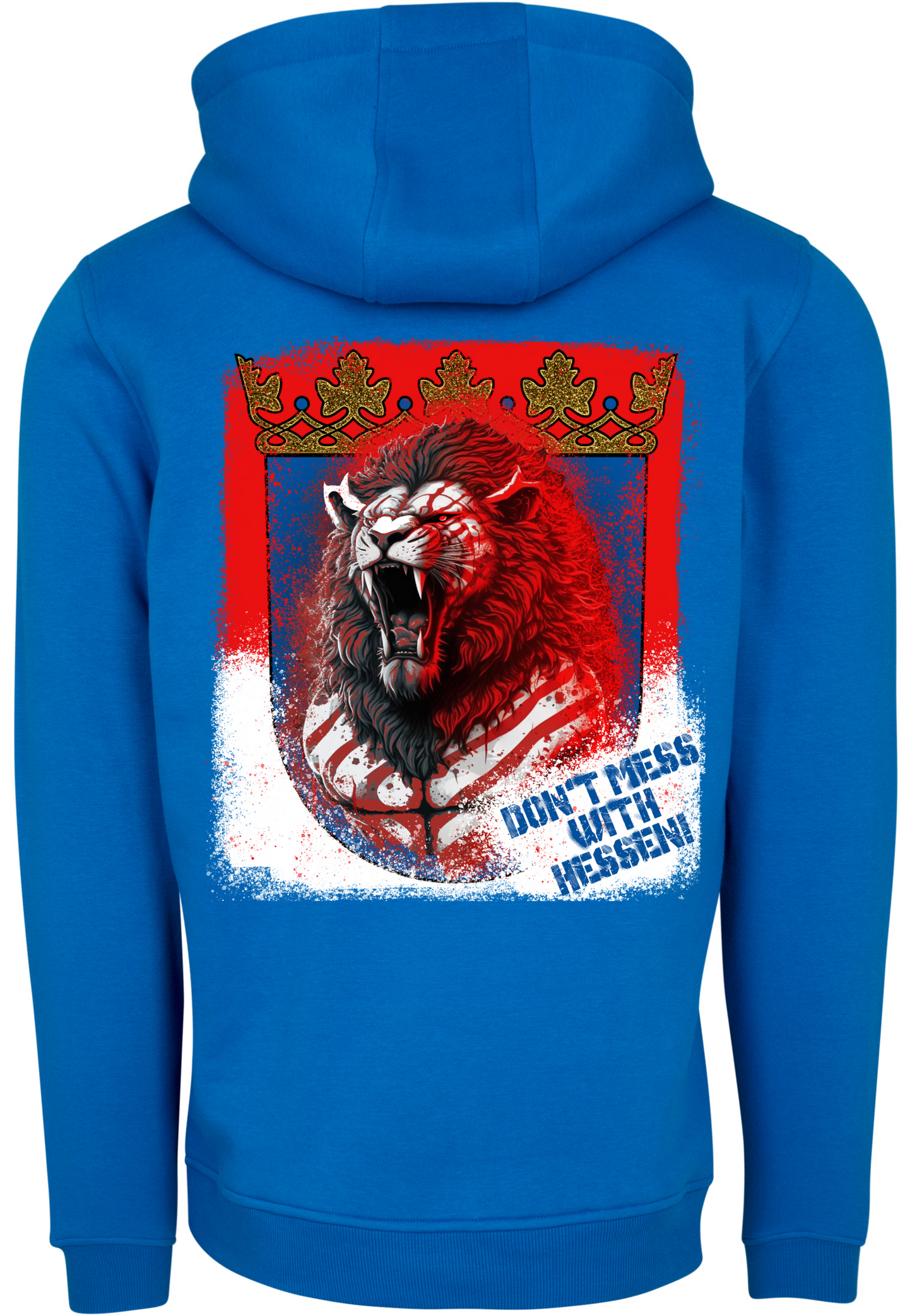 Football - Lion don't mess with Hessen heavy Hoodie