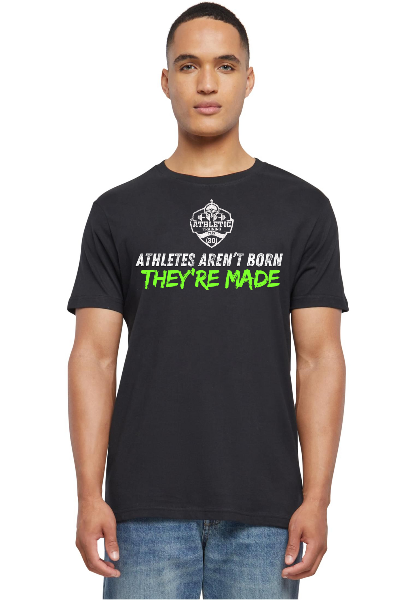 Sports - Athletes aren't born round neck unisex T-Shirt