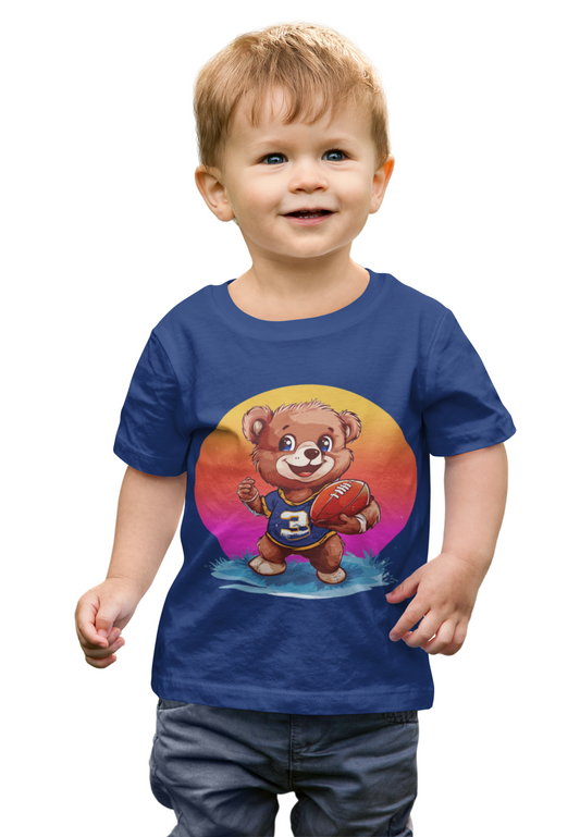 Football - Bear Baby T-Shirt