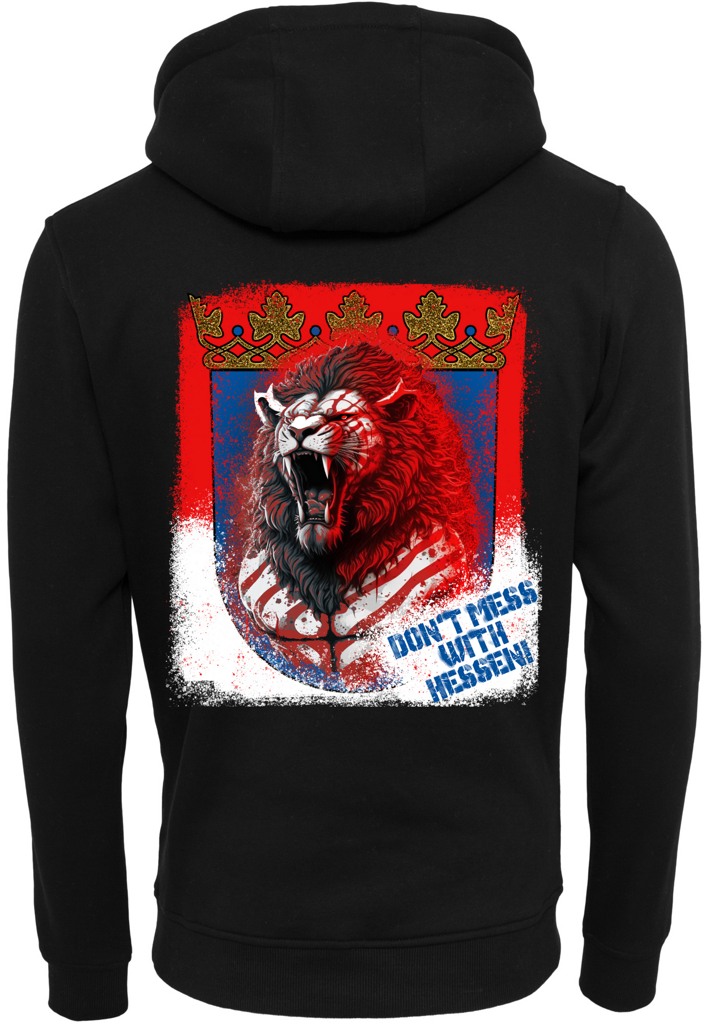 Football - Lion don't mess with Hessen heavy Hoodie