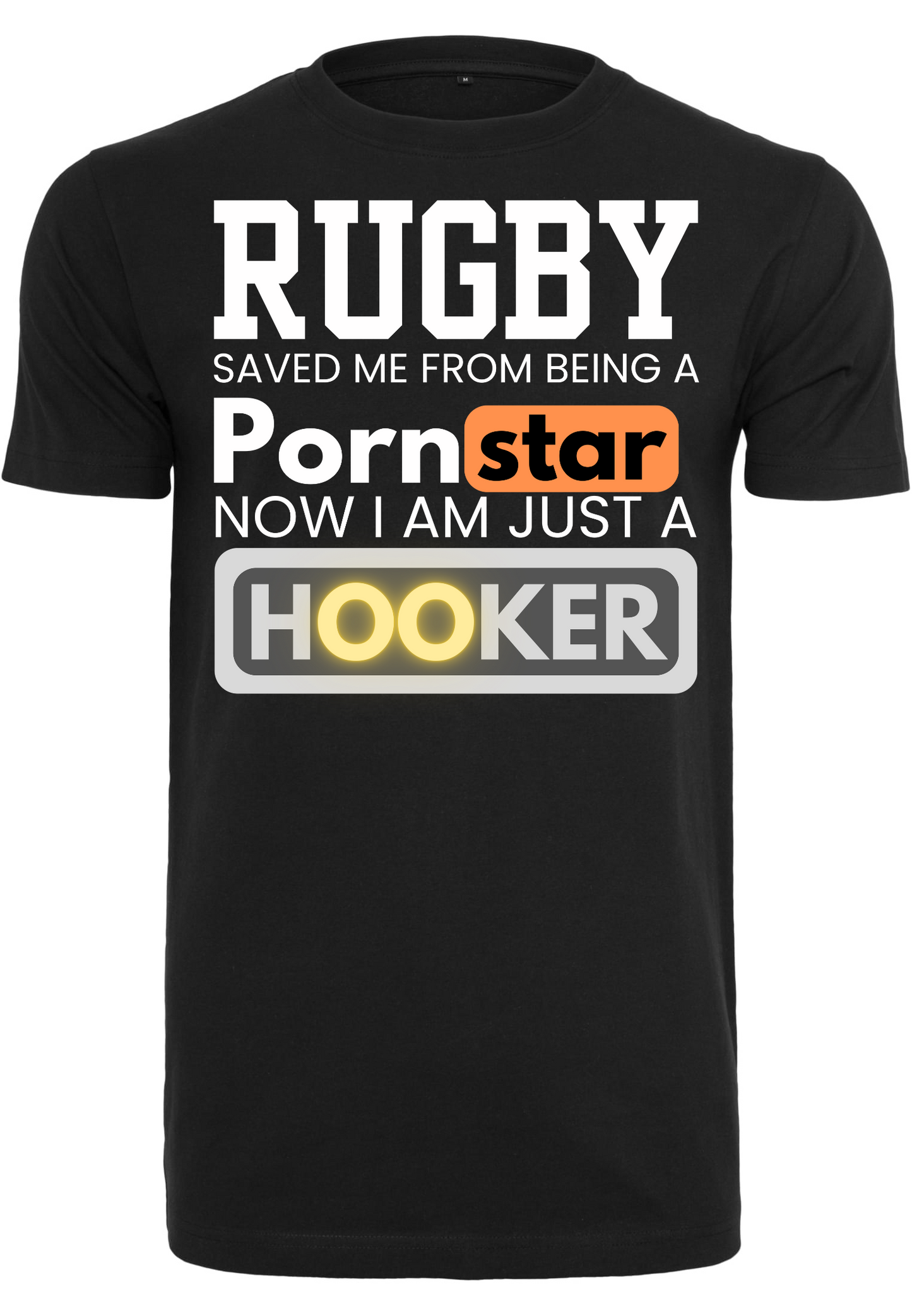 Rugby - Pornstar round neck unisex T-Shirt