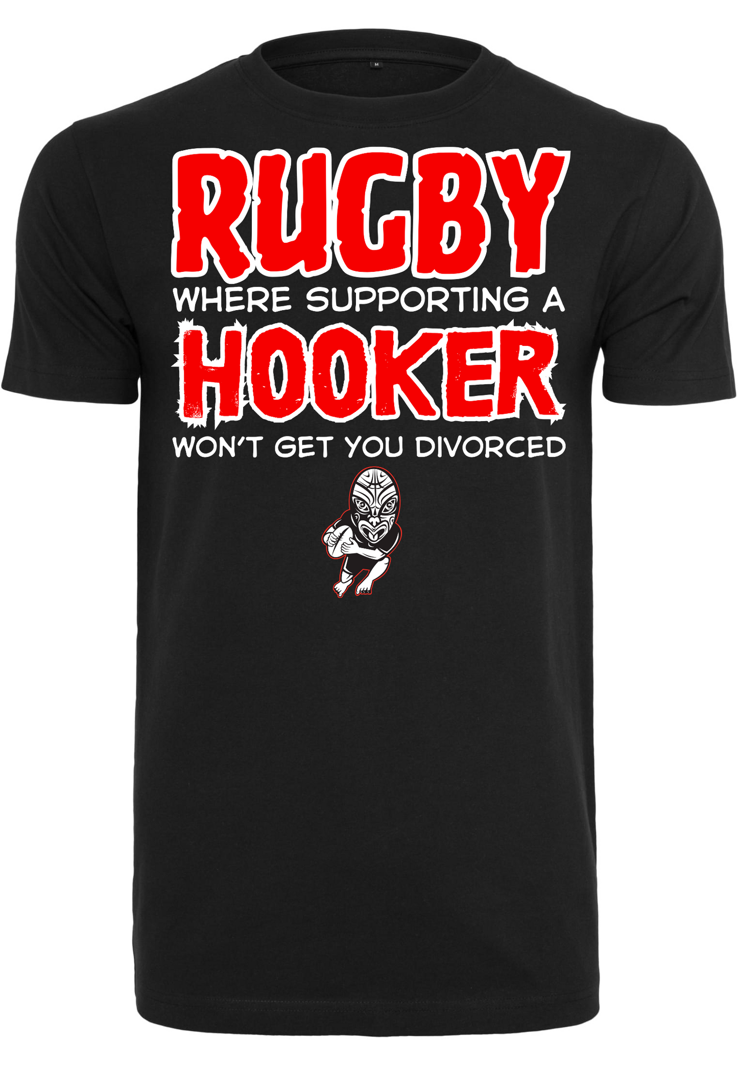 Rugby - Supporting a hooker round neck unisex T-Shirt