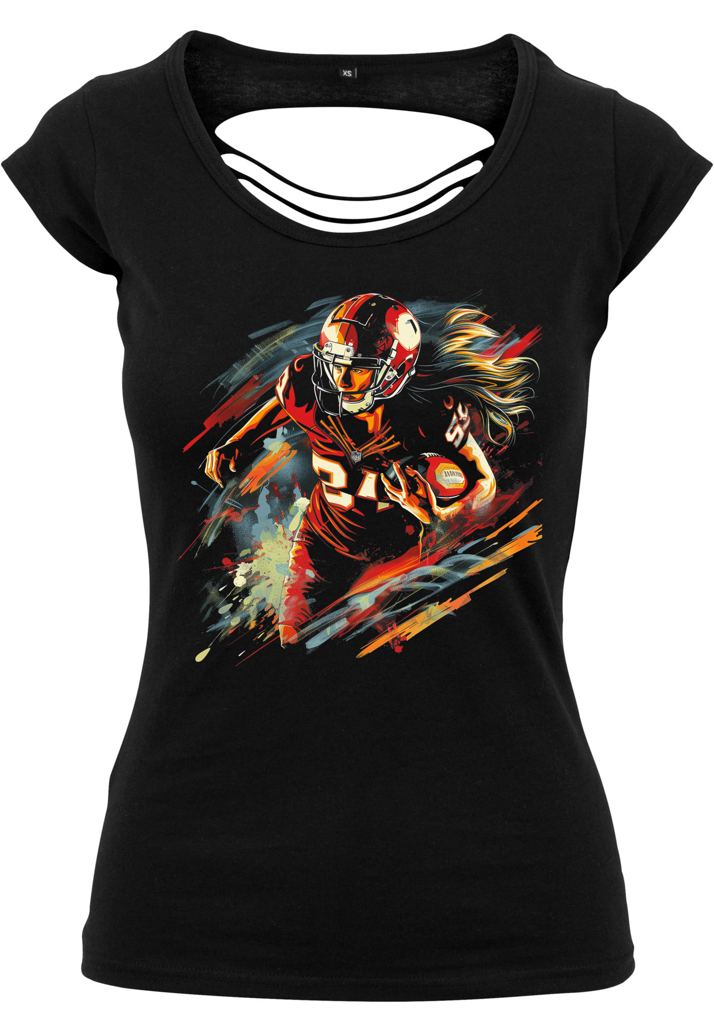 Football - Ladies Footballart 2 WMN backcut T-Shirt