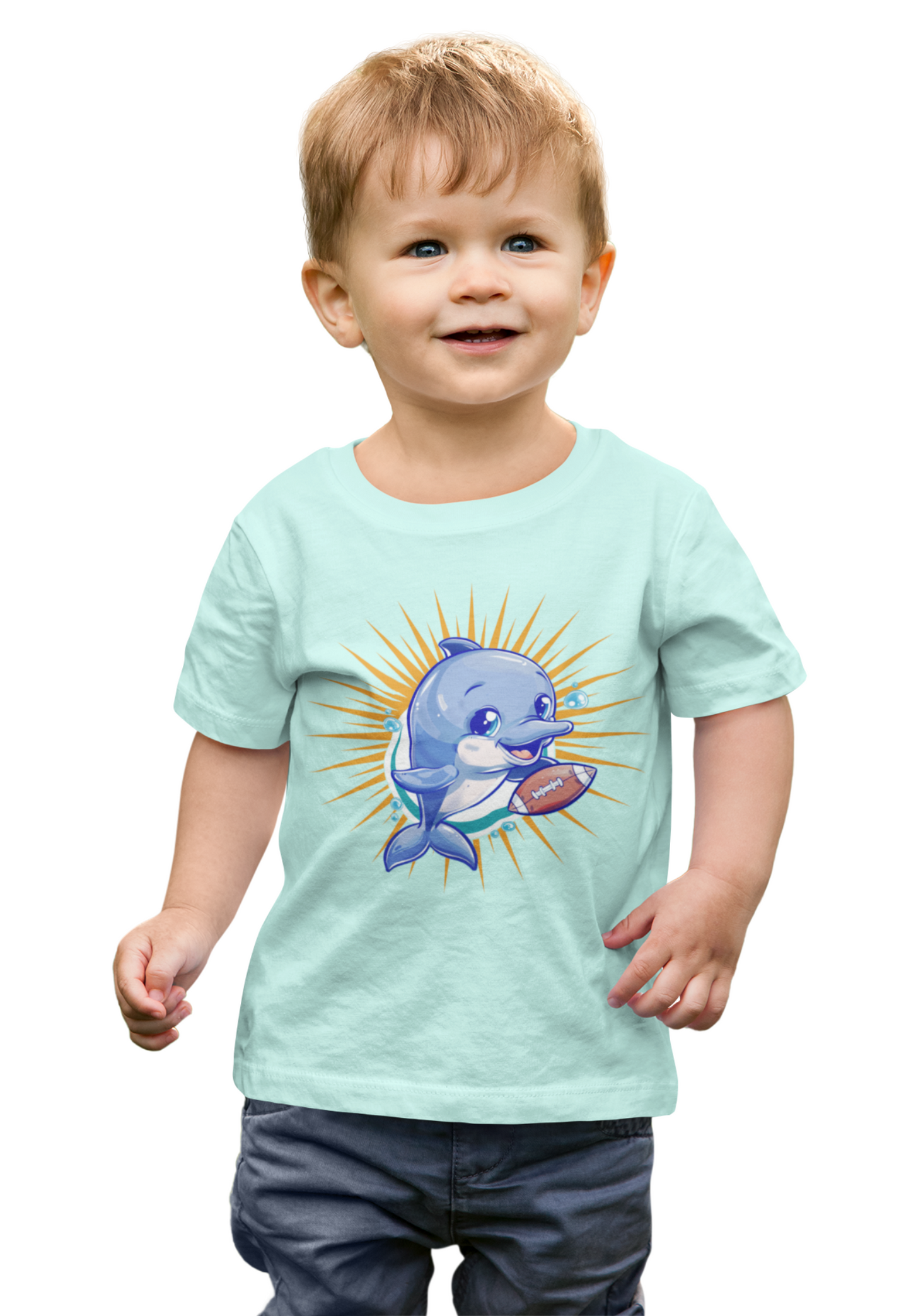 Football - Dolphin Baby T-Shirt