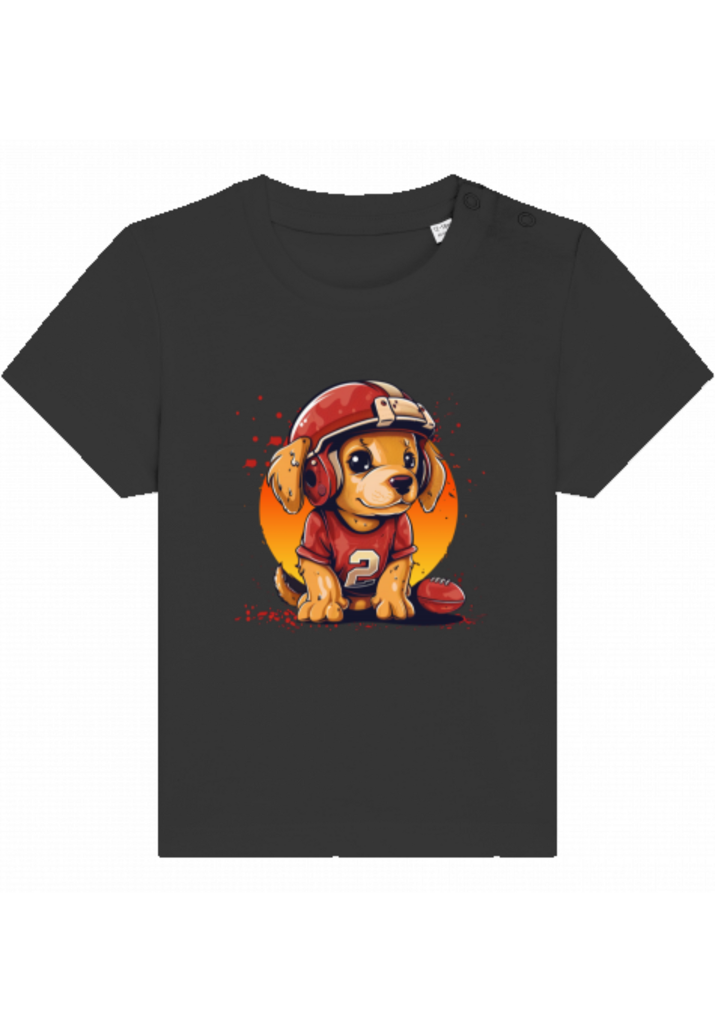 Football - Puppy 3 Baby T-Shirt