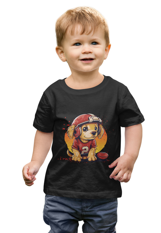 Football - Puppy 3 Baby T-Shirt