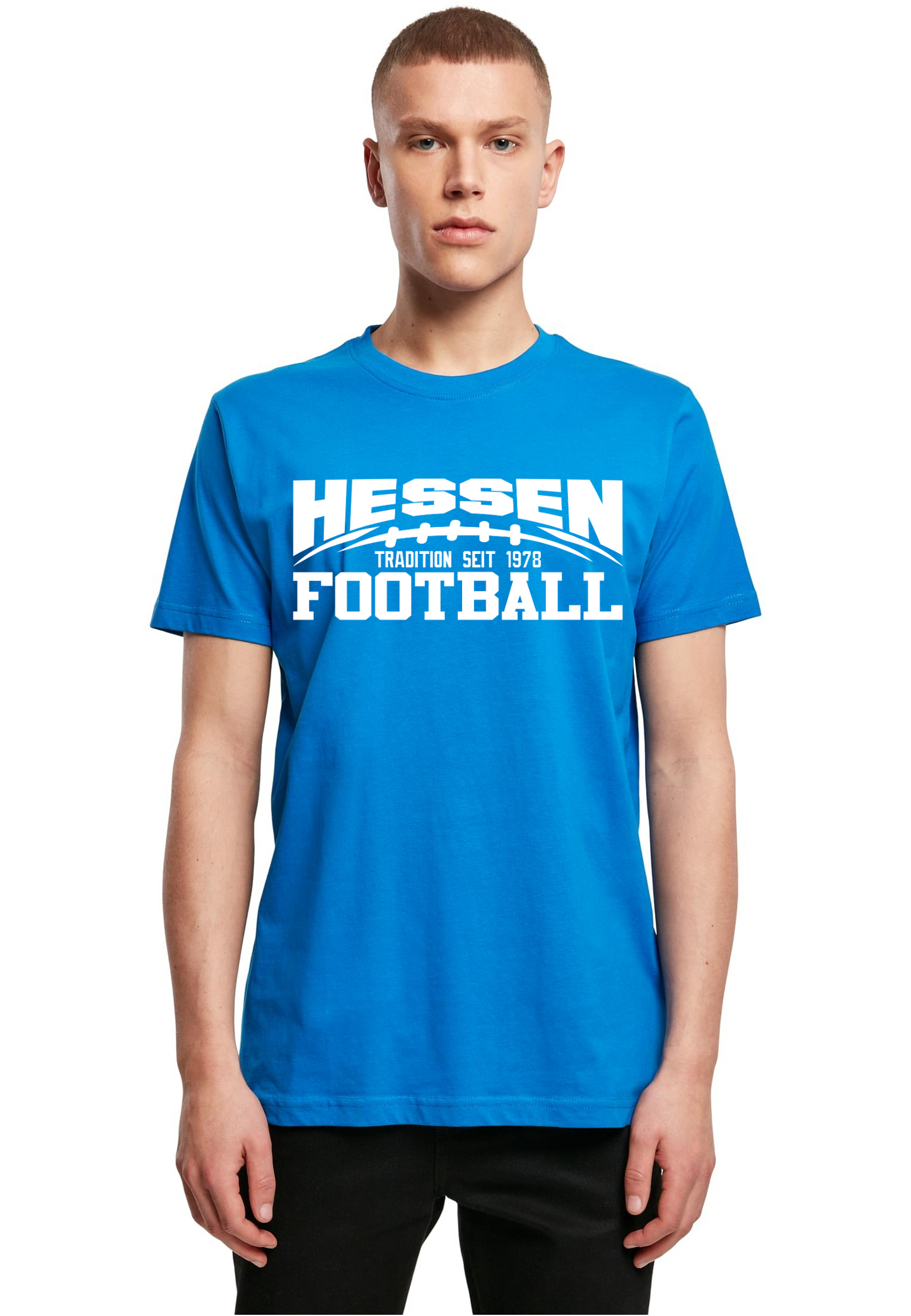 Football - Lion don't mess with Hessen round neck unisex T-Shirt