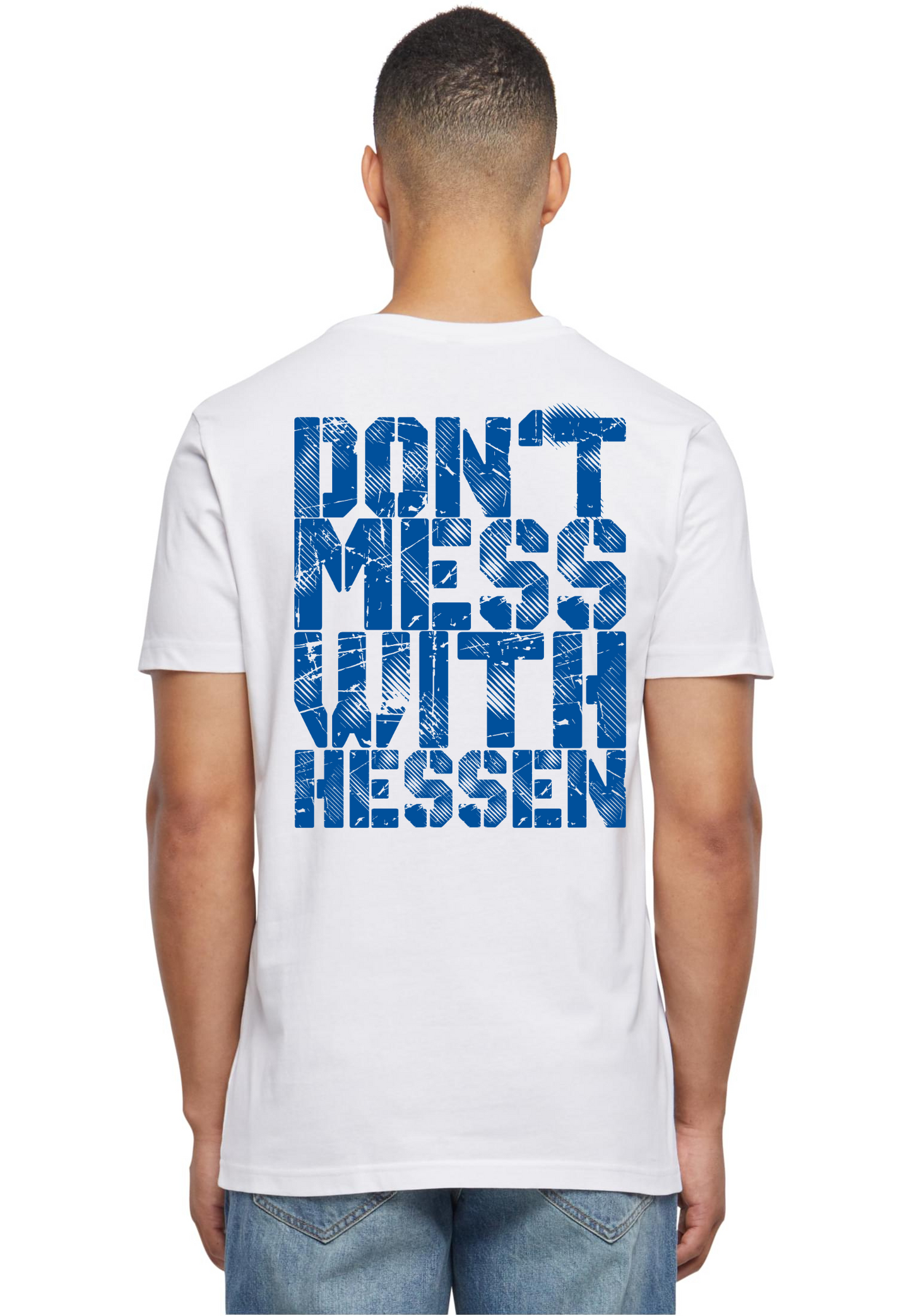 Football - Don't mess with Hessen round neck unisex T-Shirt