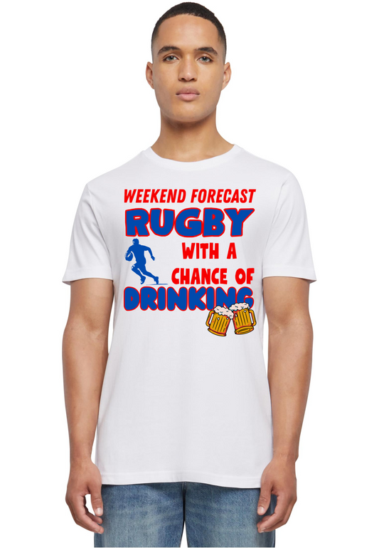 Rugby - Weekend Forecast round neck unisex T-Shirt