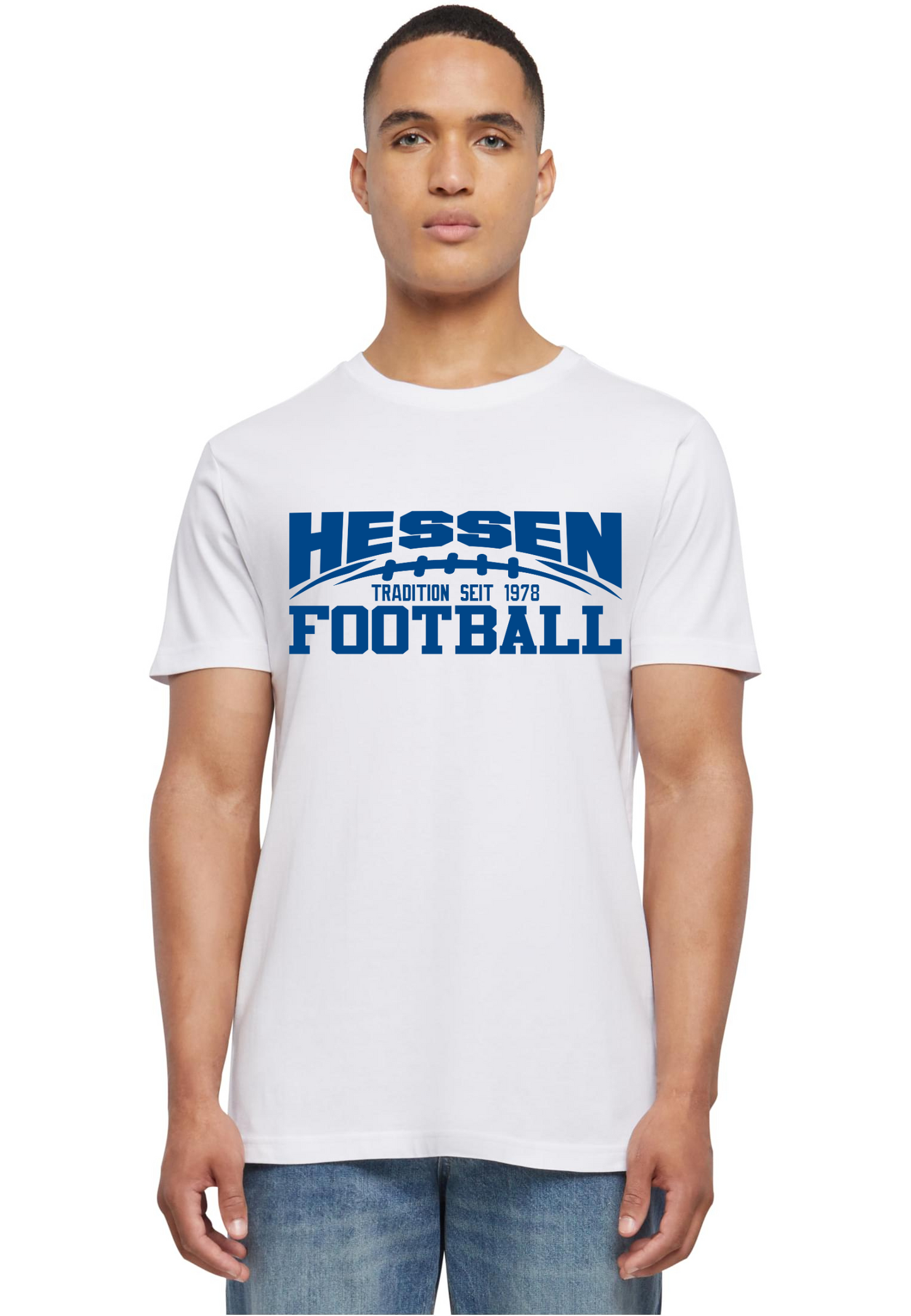 Football - Don't mess with Hessen round neck unisex T-Shirt