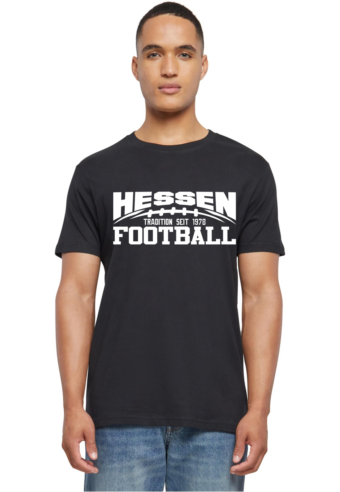 Football - Lion don't mess with Hessen round neck unisex T-Shirt