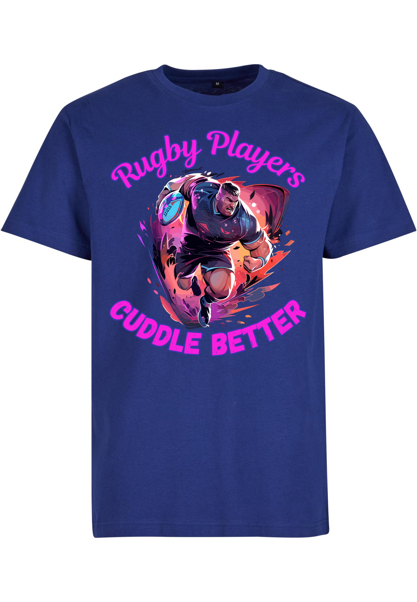 Rugby - Rugby players cuddle better round neck unisex T-Shirt