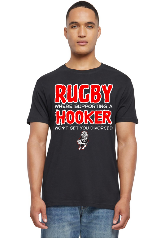 Rugby - Supporting a hooker round neck unisex T-Shirt