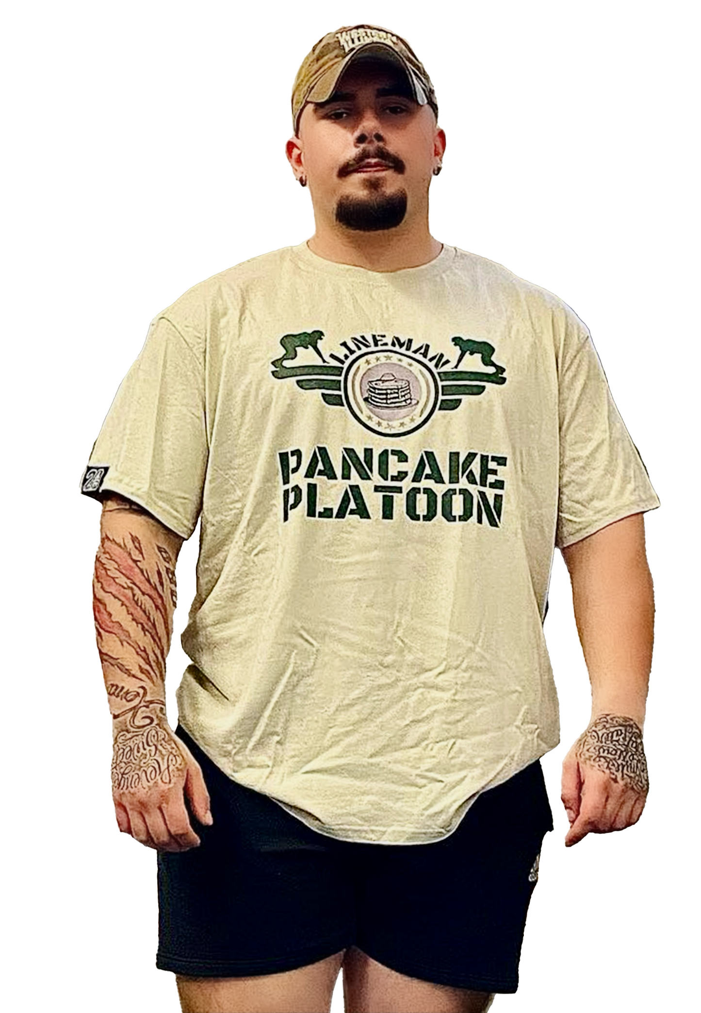 FOOTBALL - Lineman - Pancake Platoon heavy oversized unisex T-Shirt