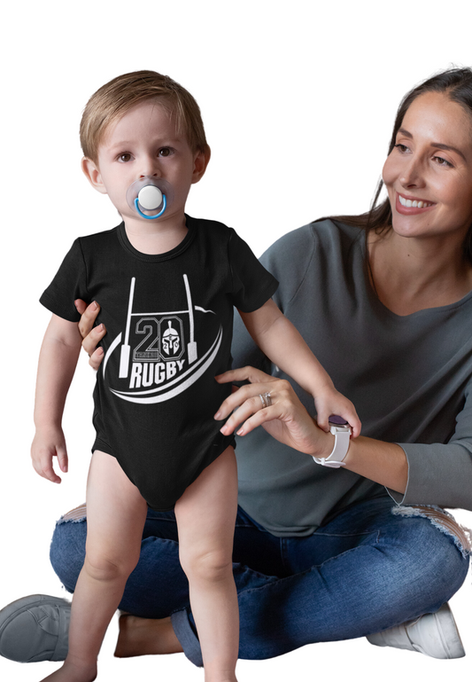 Rugby - Logo Baby Bodysuit