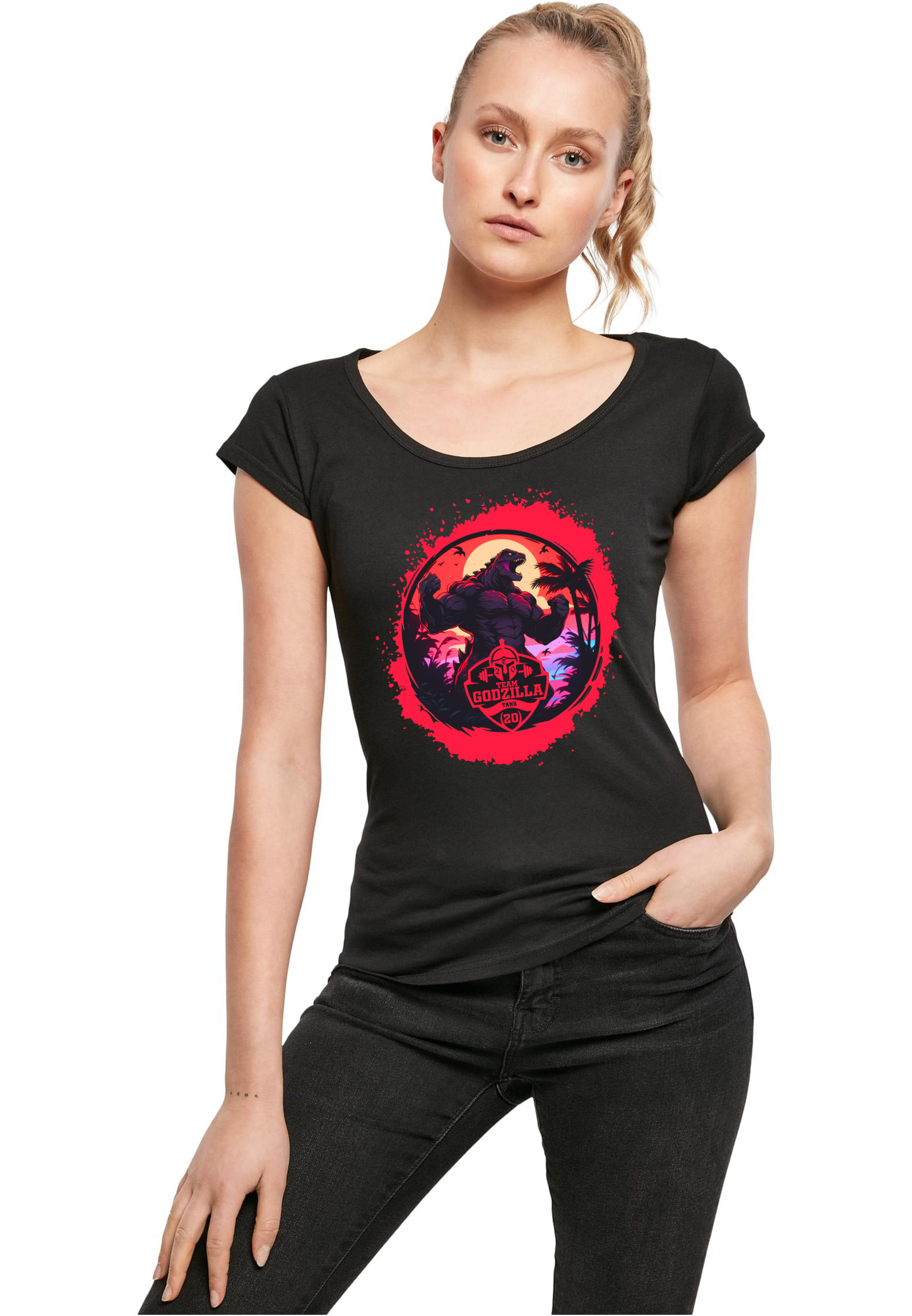 Team Godzilla WMN backcut T-Shirt