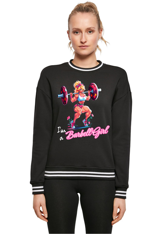 Gym - I'm a Barbell Girl WMN College Sweater