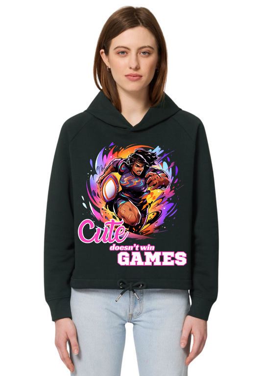 Rugby - Cute doesn't win games WMN Hoodie